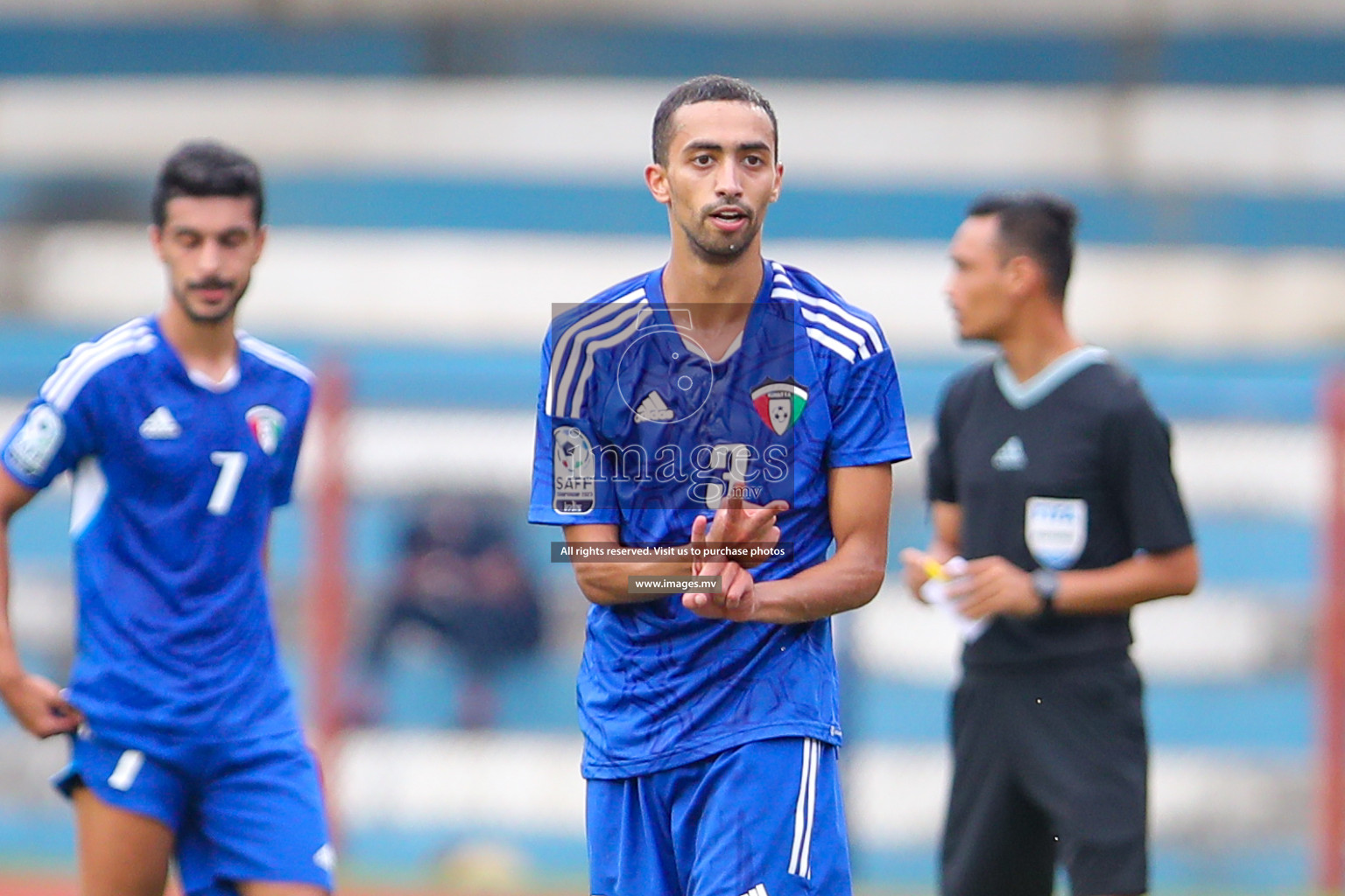 Kuwait vs Bangladesh in the Semi-final of SAFF Championship 2023 held in Sree Kanteerava Stadium, Bengaluru, India, on Saturday, 1st July 2023. Photos: Nausham Waheed, Hassan Simah / images.mv