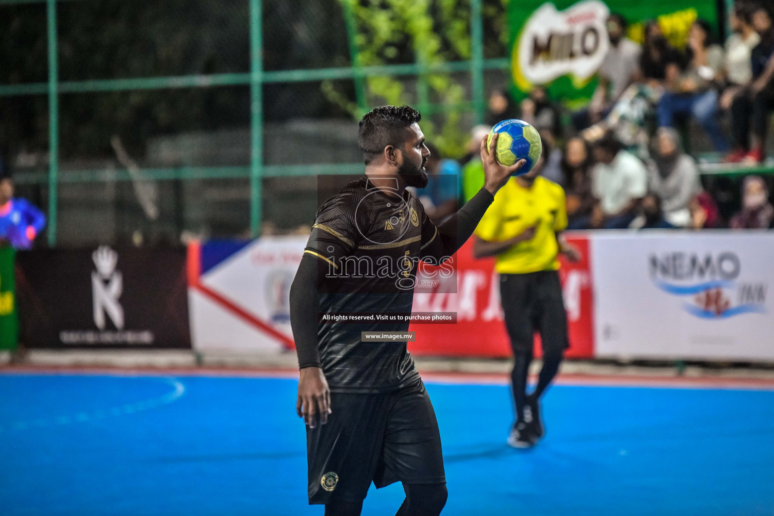 Day 7 of MILO 6th Inter Office Handball Tournament 2022 Photos by Nausham waheed