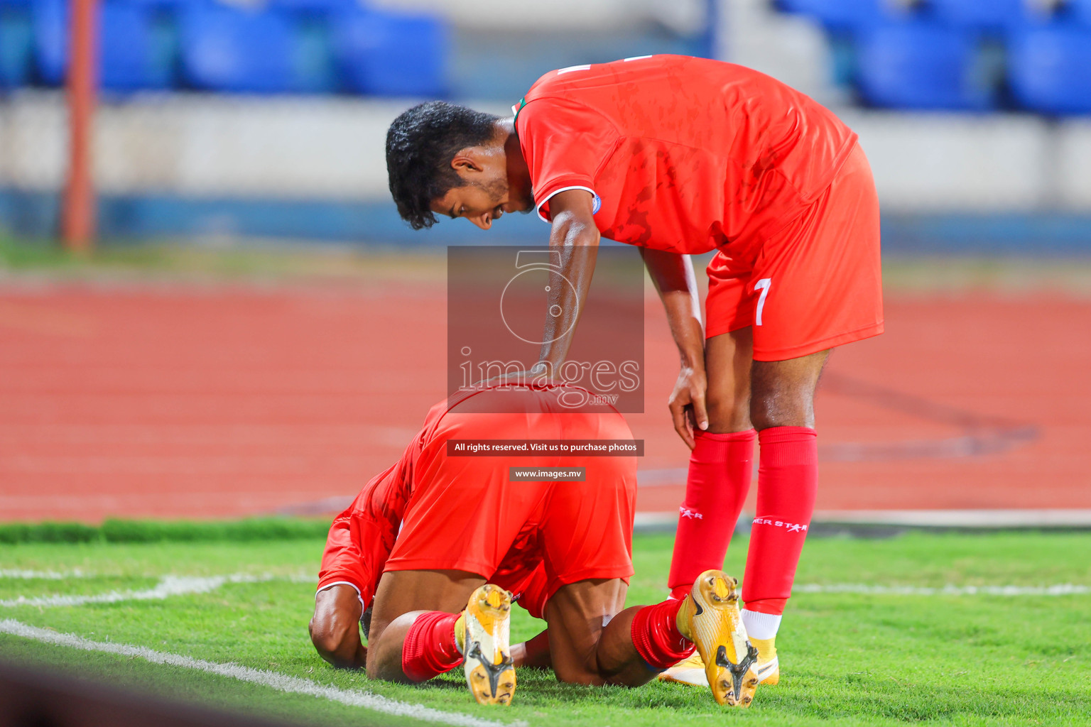 Bhutan vs Bangladesh in SAFF Championship 2023 held in Sree Kanteerava Stadium, Bengaluru, India, on Wednesday, 28th June 2023. Photos: Nausham Waheed / images.mv