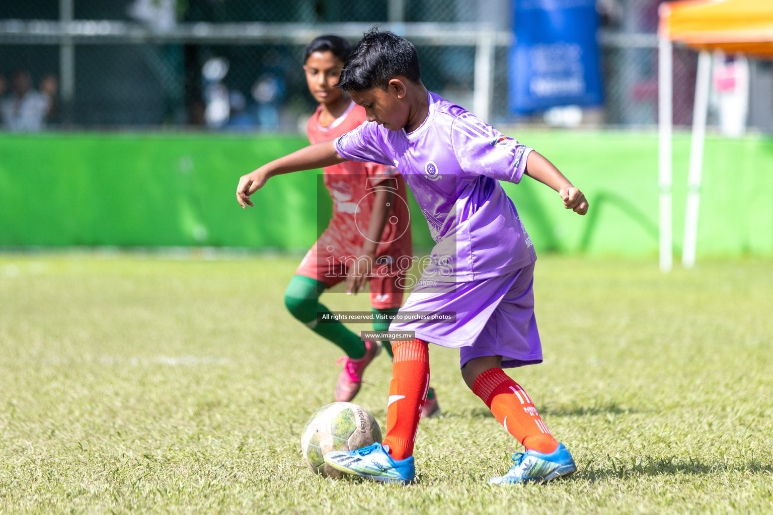 Day 3 of Nestle Kids Football Fiesta, held in Henveyru Football Stadium, Male', Maldives on Friday, 13th October 2023 Photos: Nausham Waheed/ images.mv