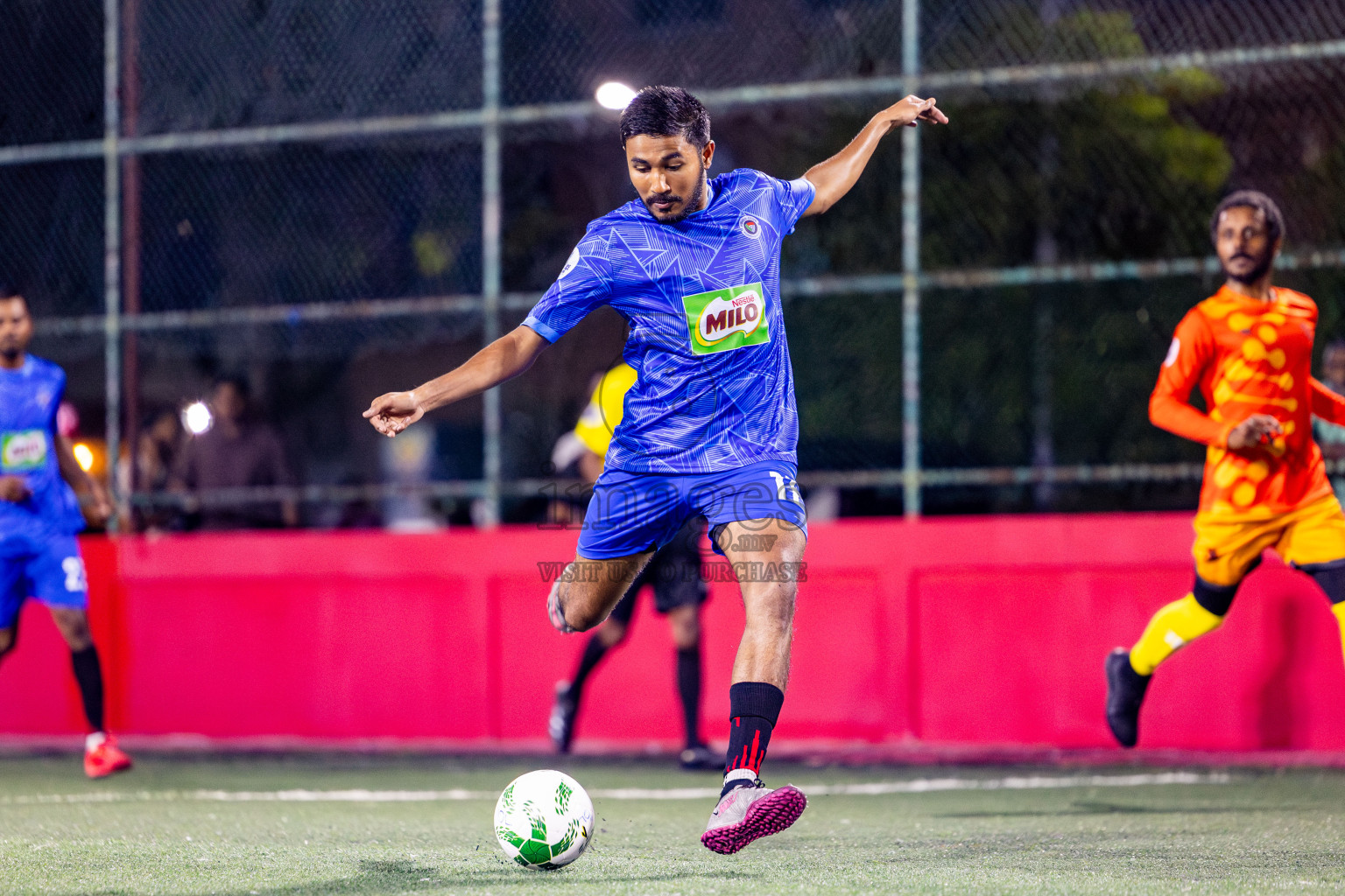 Police Club vs Hulhumale Hospital in Day 1 of Office League 2025 was held on Wednesday, 16th April 2025 in Hulhumale', Maldives. Photos: Nausham Waheed / images.mv