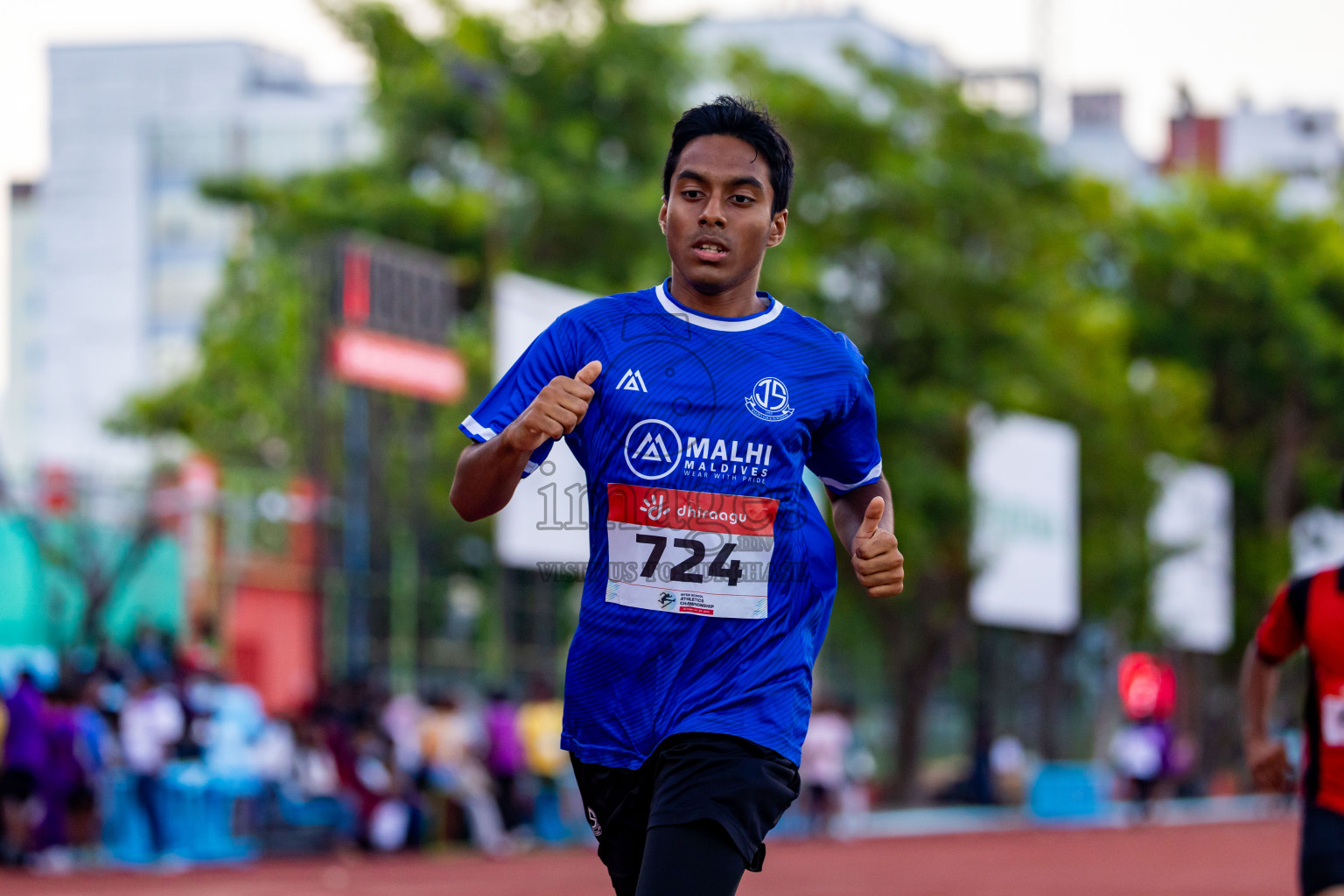 Day 4 of Inter-school Athletics Championship 2025 held in Ekuveni Synthetic Track, Male', Maldives on Thursday, 09th October 2025. Photos by: Nausham Waheed / Images.mv