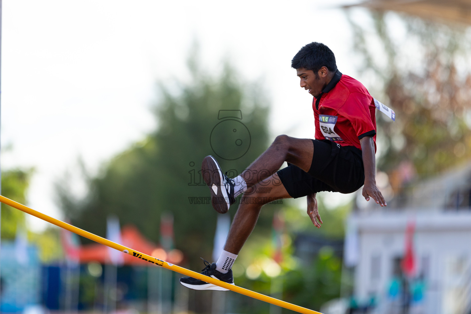 Day 1 of MWSC Interschool Athletics Championships 2024 held in Hulhumale Running Track, Hulhumale, Maldives on Saturday, 9th November 2024. Photos by: Ismail Thoriq / Images.mv