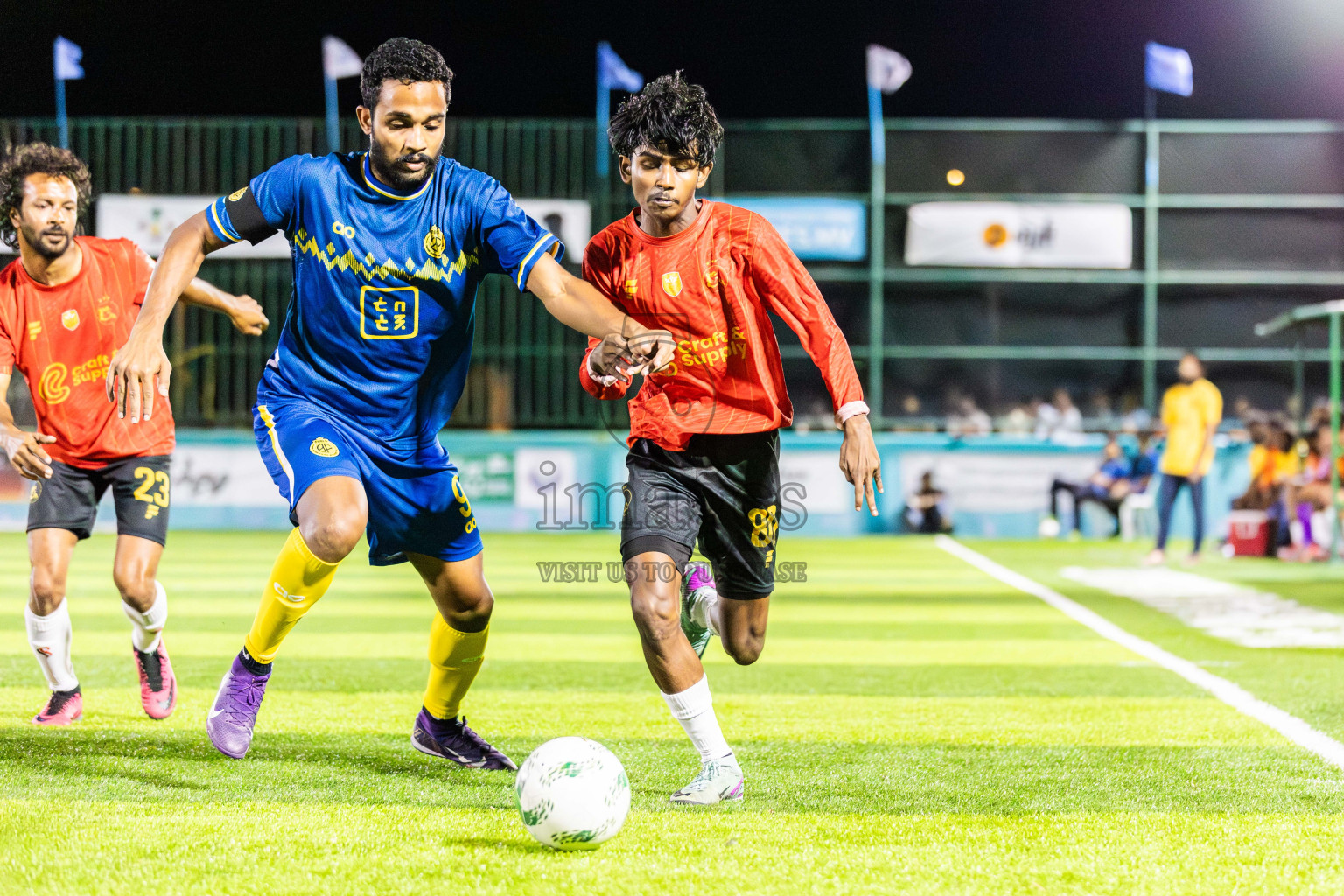 J Kovi Goani vs Fools SC in Day 2 of Laamehi Dhiggaru Ekuveri Futsal Challenge 2025 was held on Friday, 25th July 2025, at Dhiggaru Futsal Ground, Dhiggaru, Maldives Photos: Areef Adam / images.mv