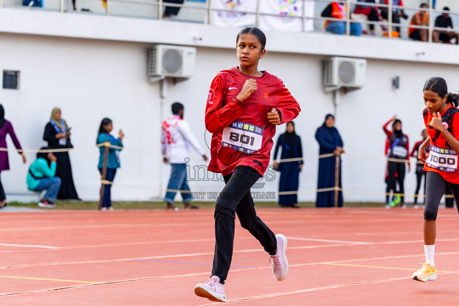 Day 3 of MWSC Interschool Athletics Championships 2024 held in Hulhumale Running Track, Hulhumale, Maldives on Monday, 11th November 2024. Photos by:  Nausham Waheed / Images.mv