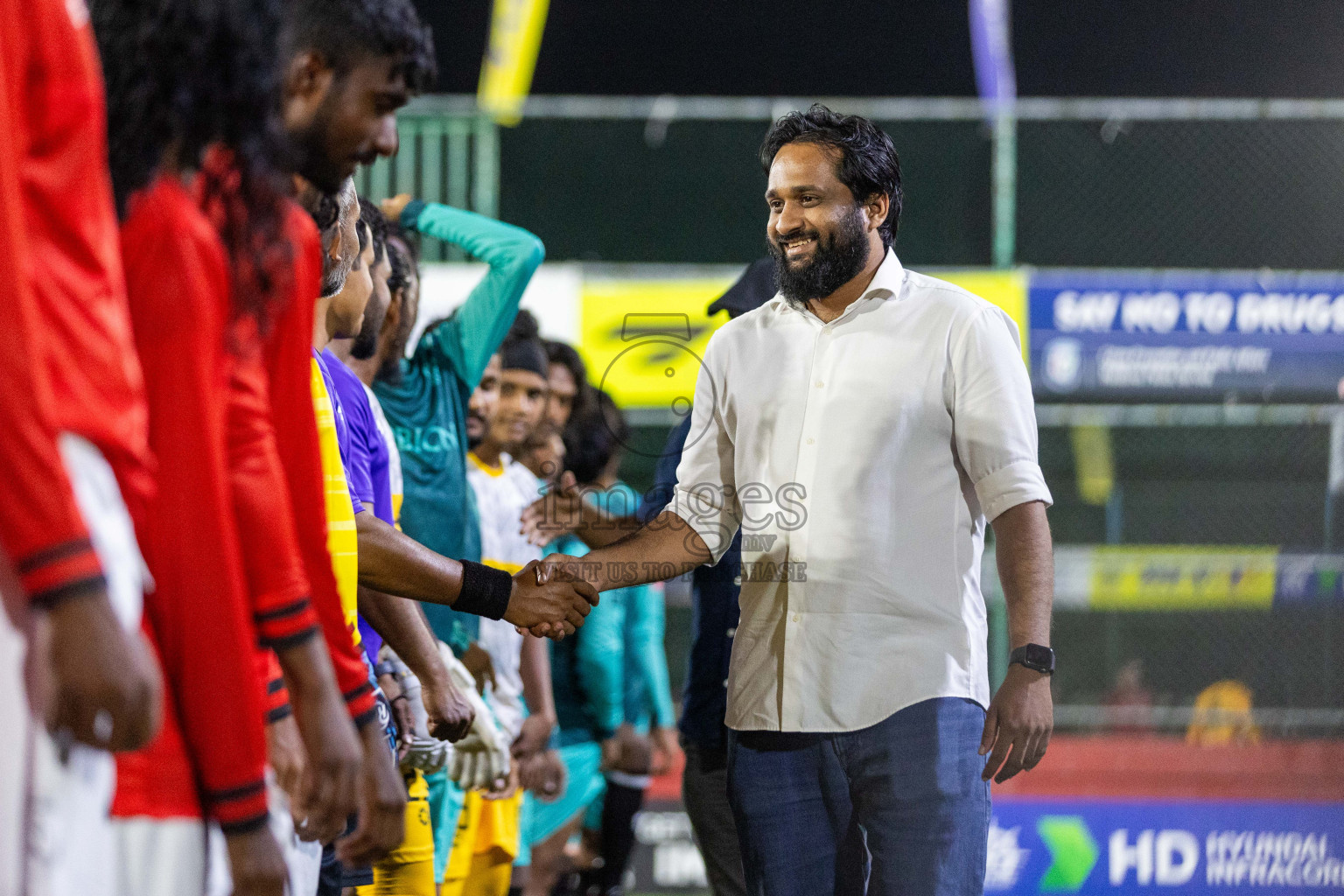 GDh Hoandedhdhoo vs GDh Vaadhoo in Day 17 of Golden Futsal Challenge 2024 was held on Wednesday, 31st January 2024, in Hulhumale', Maldives Photos: Nausham Waheed / images.mv