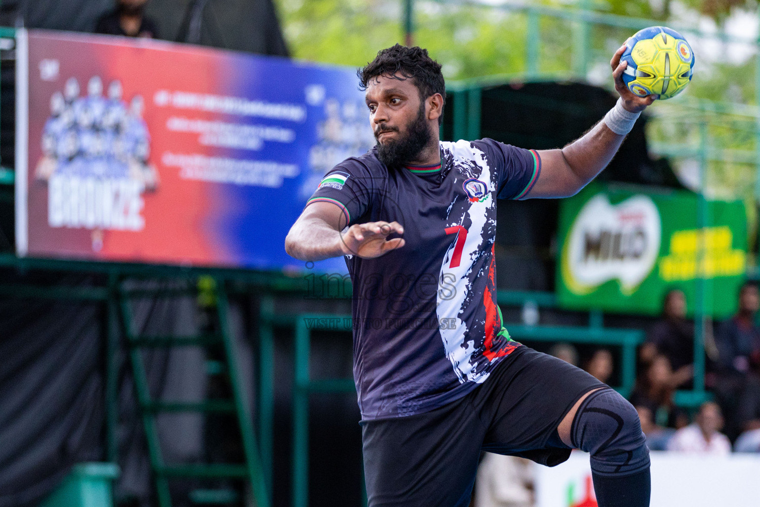 Day 8 of 10th National Handball Tournament 2023, held in Handball ground, Male', Maldives on Tuesday, 5th December 2023 Photos: Nausham Waheed/ Images.mv