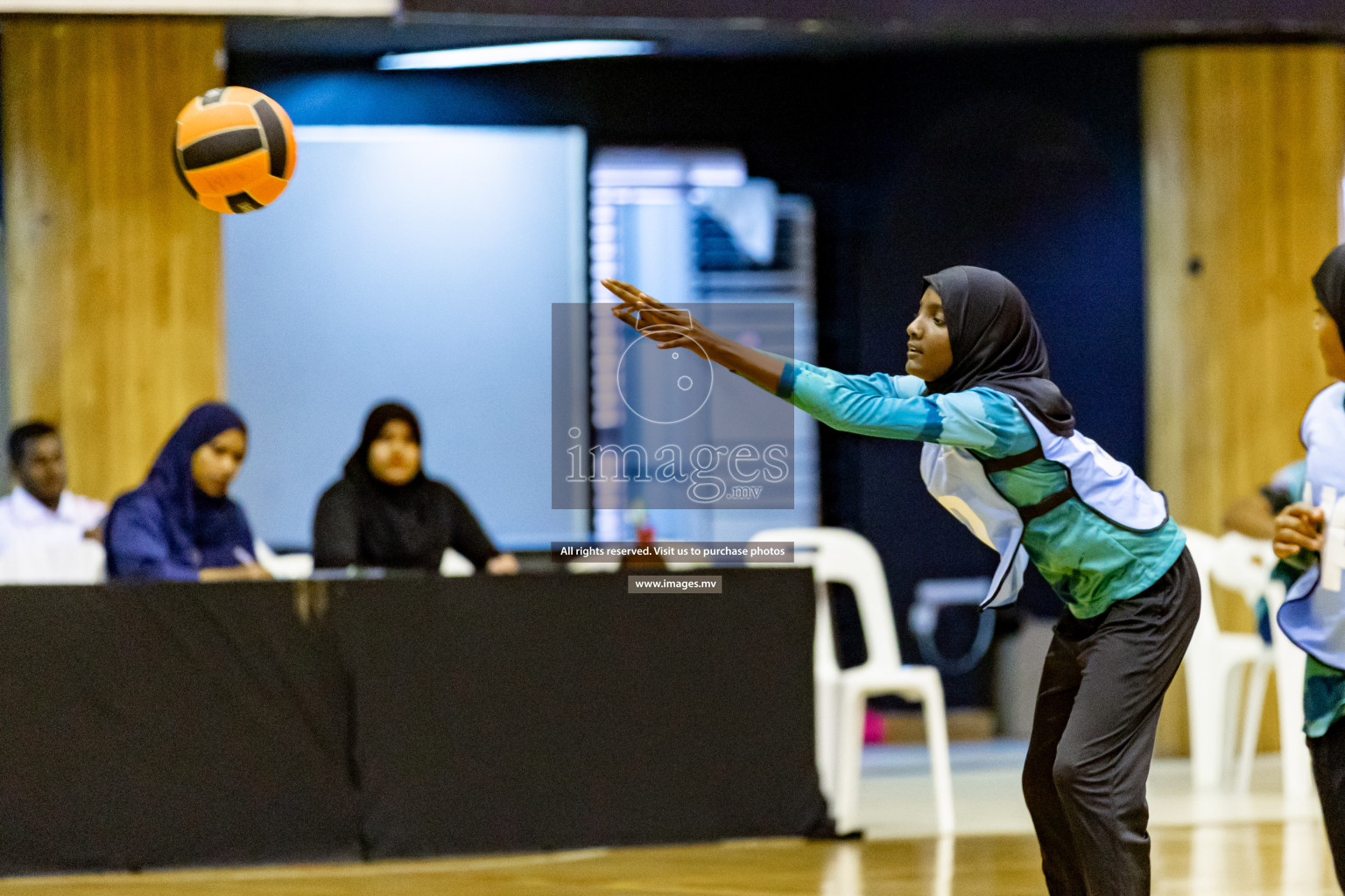 Day 8 of 24th Interschool Netball Tournament 2023 was held in Social Center, Male', Maldives on 3rd November 2023. Photos: Hassan Simah, Nausham Waheed / images.mv