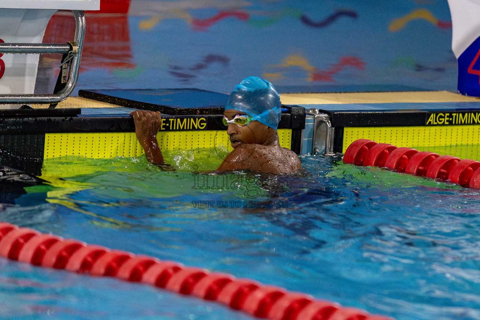 Day 2 of National Swimming Competition 2024 held in Hulhumale', Maldives on Saturday, 14th December 2024. Photos: Hassan Simah / images.mv