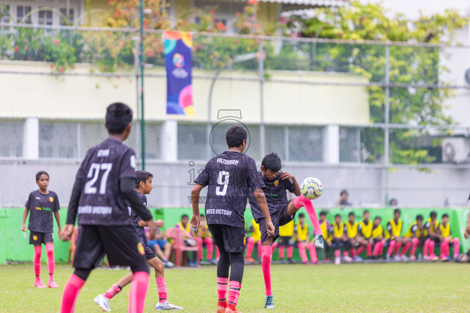 United Victory vs Victory Sports Club  (U12) in Day 5 of Dhivehi Youth League 2024 held at Henveiru Stadium on Friday 29th November 2024. Photos: Shuu Abdul Sattar/ Images.mv