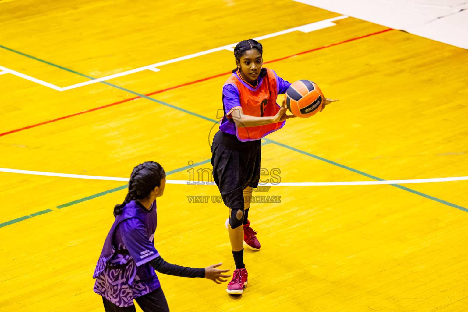 Day 13 of 25th Inter-School Netball Tournament was held in Social Center at Male', Maldives on Saturday, 24th August 2024. Photos: Nausham Waheed / images.mv