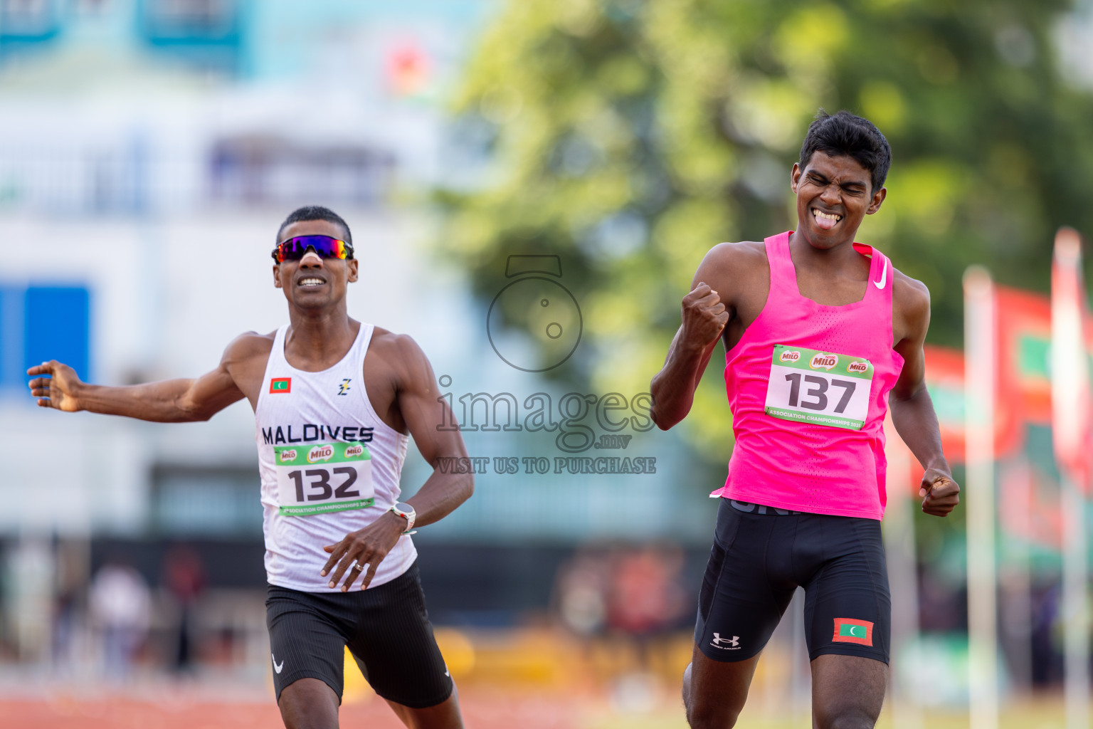 Day 3 of 12th Milo Association Championships was held in Ekuveni Track at Male', Maldives on Saturday, 26th April 2025. Photos: Ismail Thoriq / images.mv