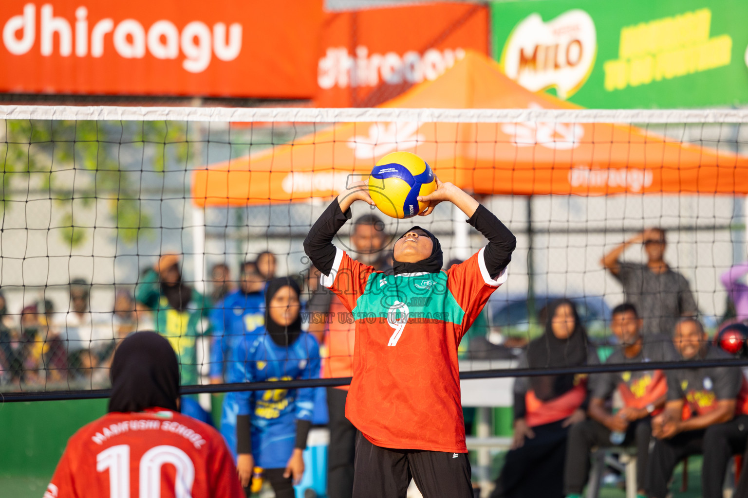 Day 10 of Interschool Volleyball Tournament 2024 was held in Ekuveni Volleyball Court at Male', Maldives on Sunday, 1st December 2024.
Photos: Ismail Thoriq / images.mv