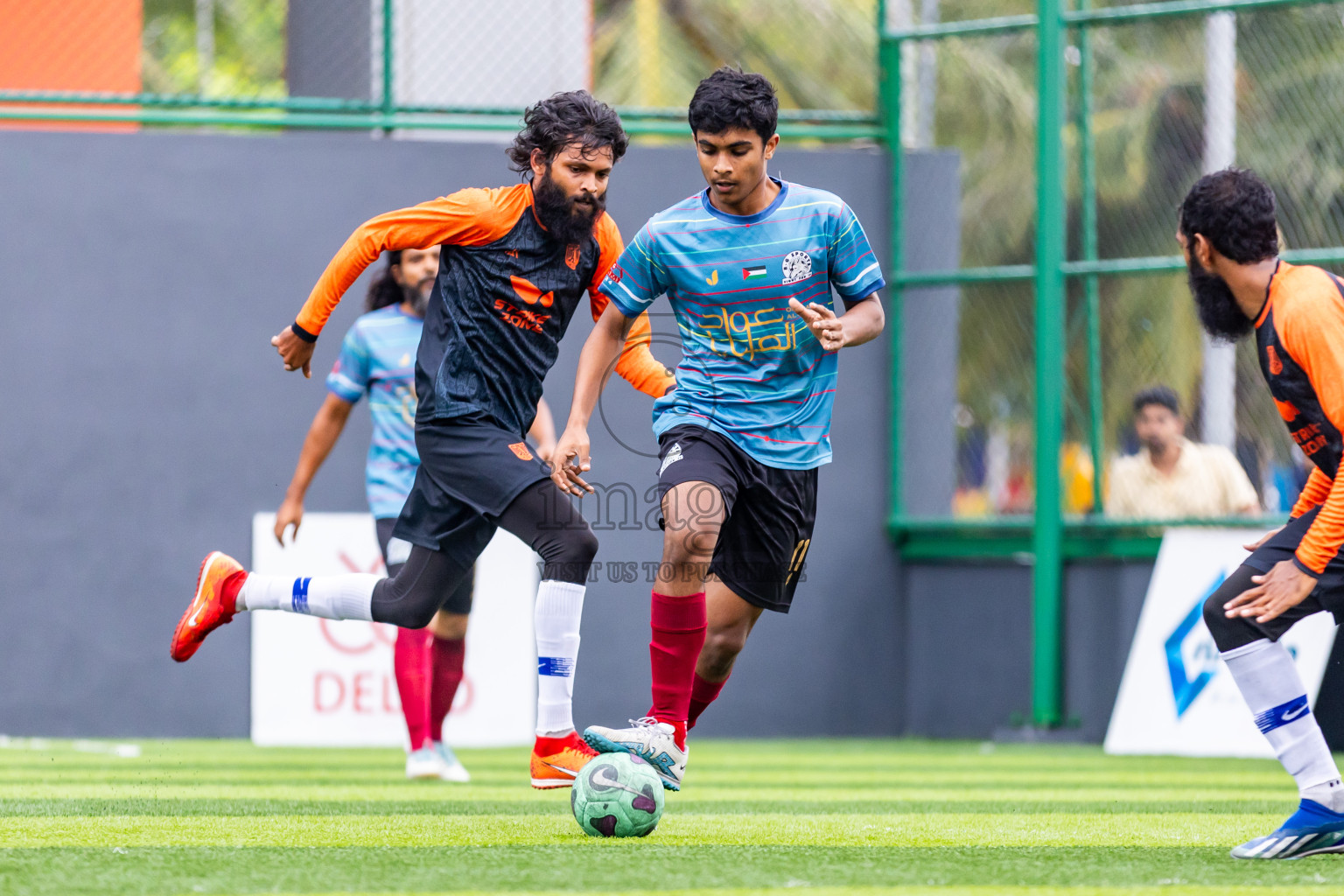 BG New Generation vs FC Calms in Day 14 of BG Futsal Challenge 2024 was held on Sunday, 25th March 2024, in Male', Maldives Photos: Nausham Waheed / images.mv