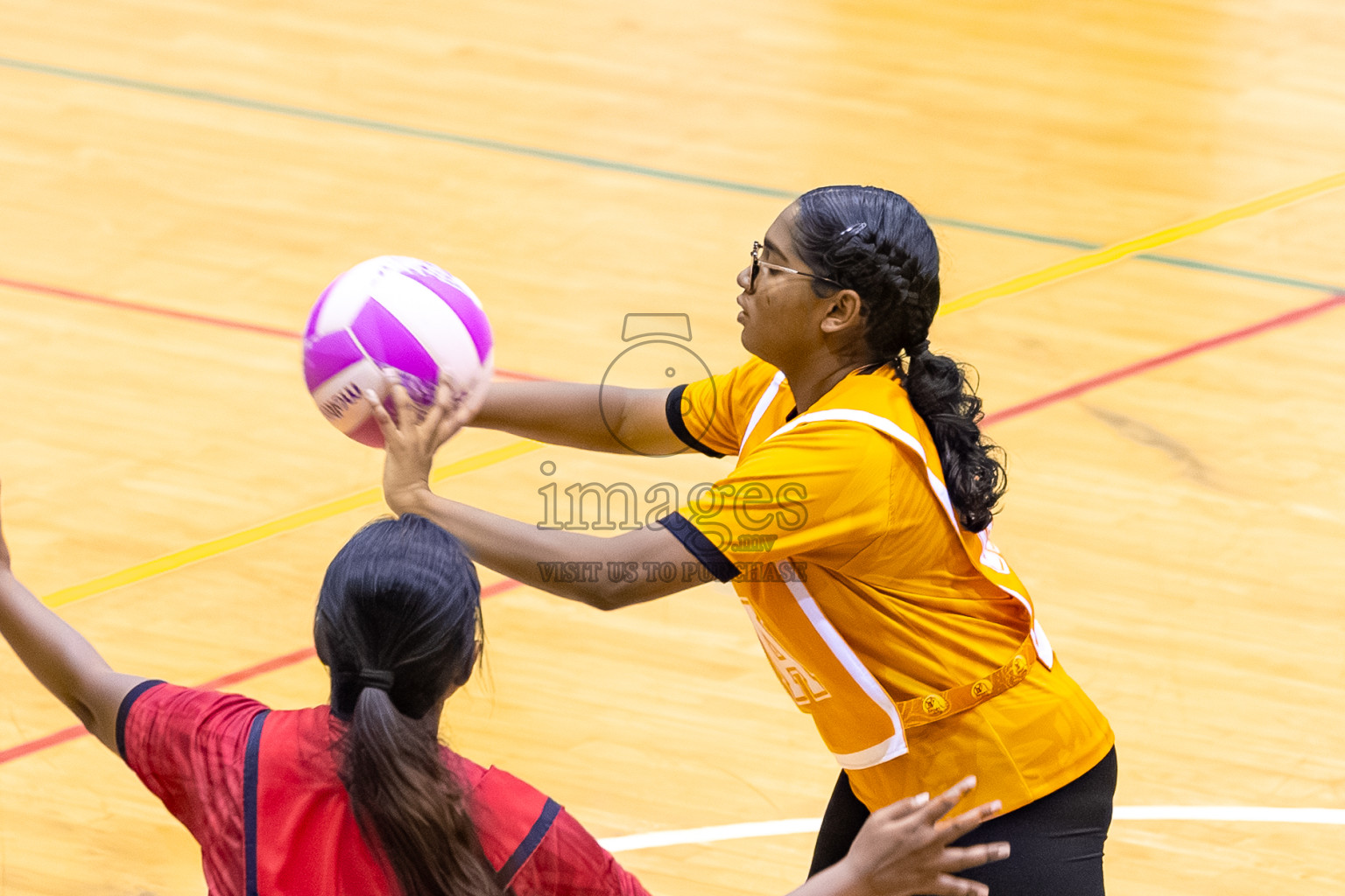 C Matrix vs Youth United SC in the Semi-finals of 24th Milo Netball Association Championship was held in Social Center at Male', Maldives on Wednesday, 10th September 2025. Photos: Mohamed Mahfooz Moosa / images.mv
