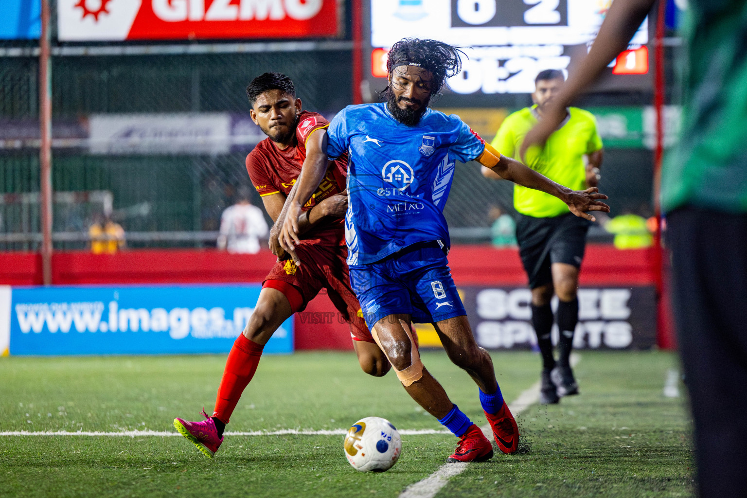 GA Gemanafushi VS GA Nilandhoo in Day 8 of Golden Futsal Challenge 2025 was held on Sunday, 12th January 2025, in Hulhumale', Maldives Photos: Nausham Waheed , Ismail Thoriq / images.mv