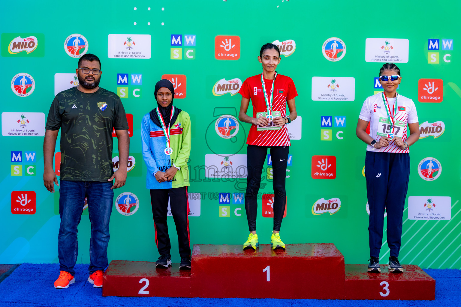 Day 2 of 12th Milo Association Championships was held in Ekuveni Track at Male', Maldives on Friday, 25th April 2025. Photos: Nausham Waheed / images.mv