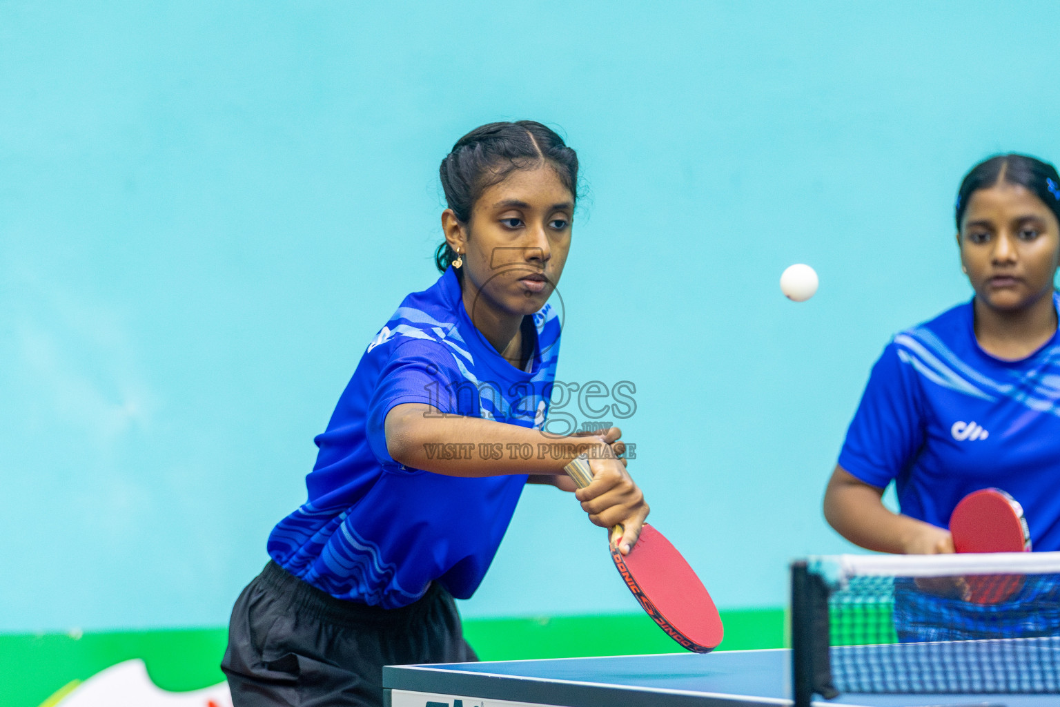 Day 3 of Interschool Table Tennis Tournament 2025 held at Male' TT Hall, Male', Maldives on Saturday, 17th May 2025. Photos By: Mohamed Mahfooz Moosa / images.mv