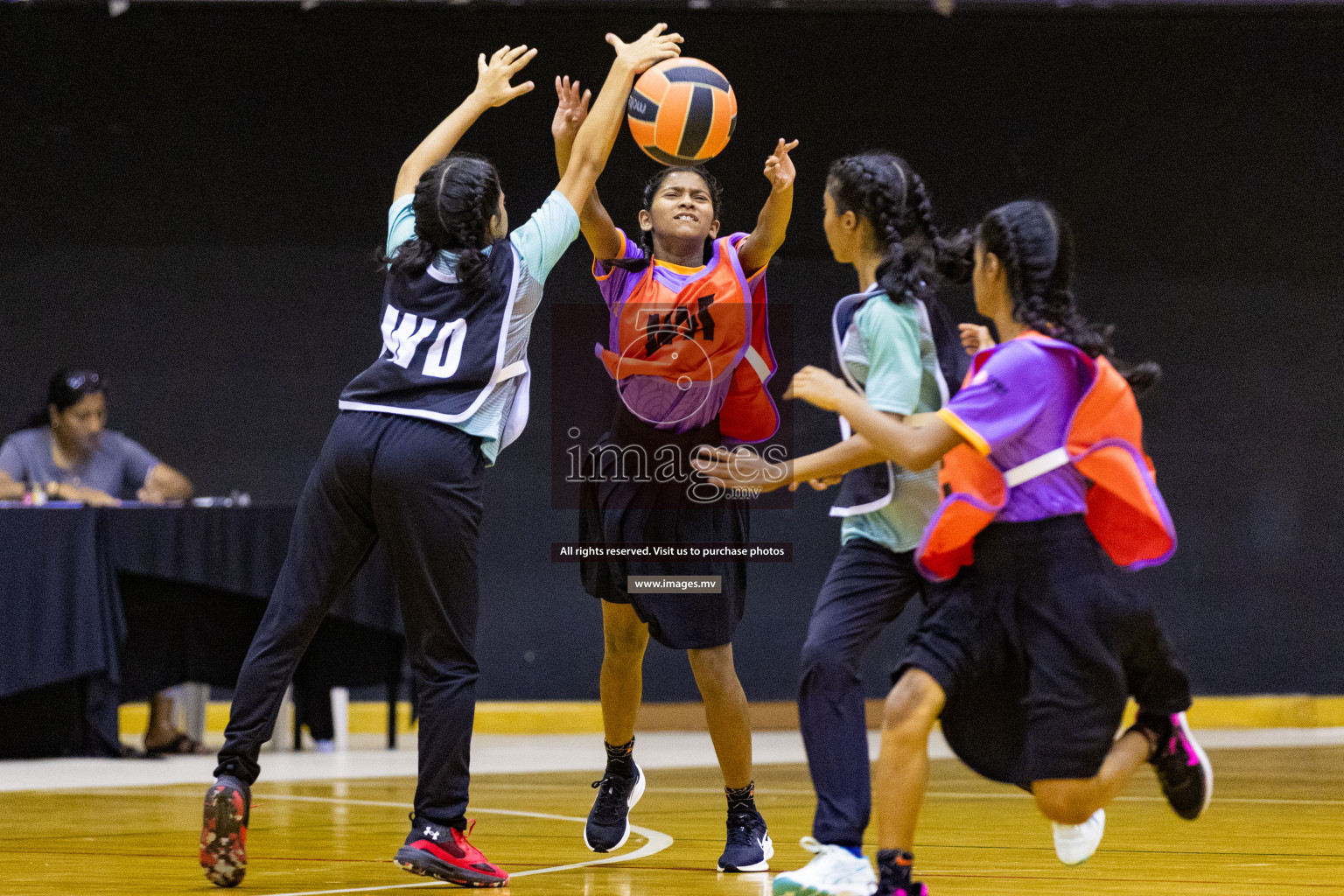 Day2 of 24th Interschool Netball Tournament 2023 was held in Social Center, Male', Maldives on 28th October 2023. Photos: Nausham Waheed / images.mv