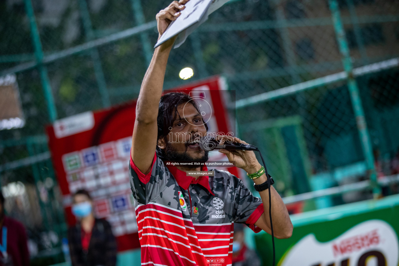 Team FSM vs Club HDC in the Quarter Finals of Club Maldives 2021 held at Hulhumale;, on 12th December 2021 Photos: Ismail Thoriq / images.mv