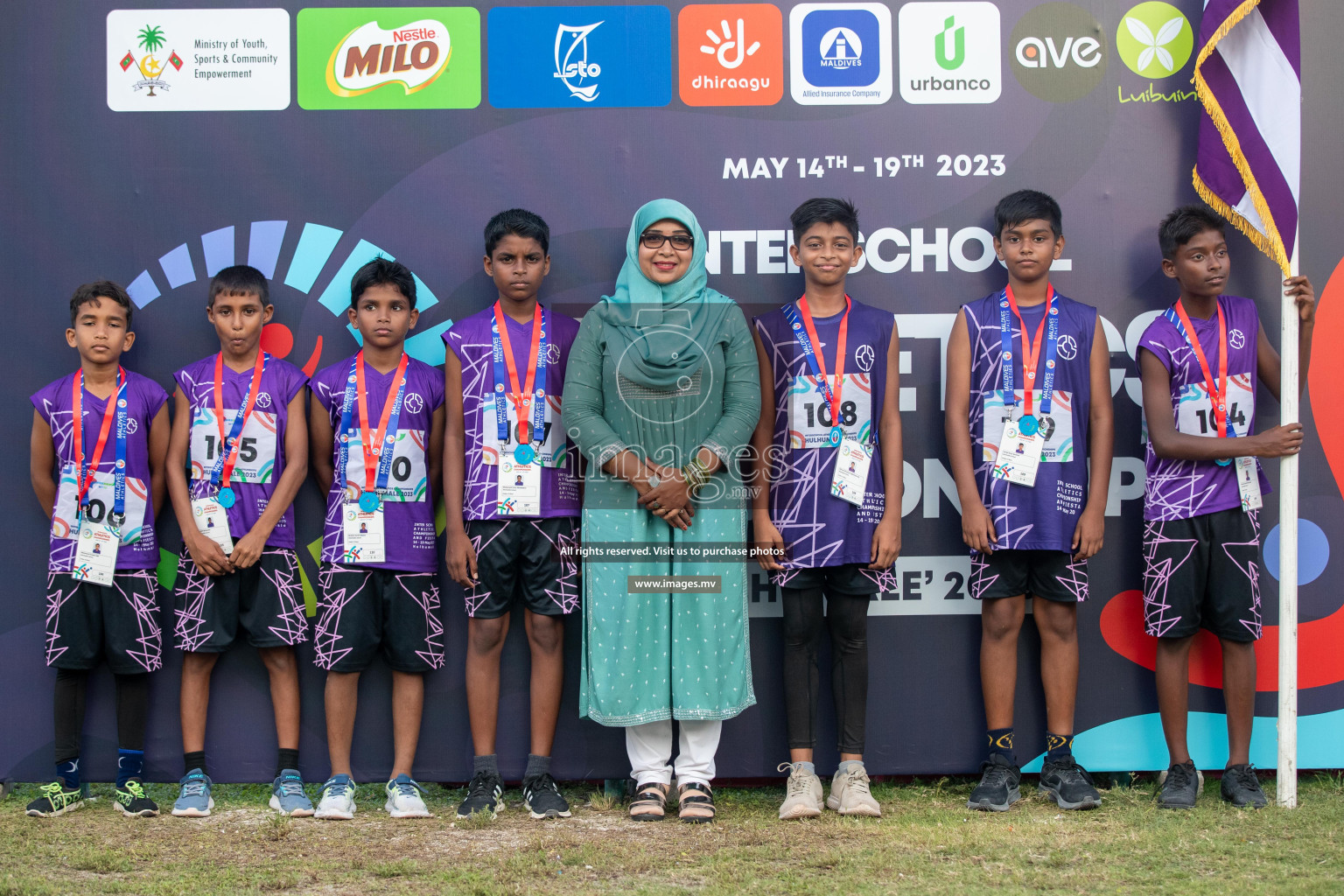 Day five of Inter School Athletics Championship 2023 was held at Hulhumale' Running Track at Hulhumale', Maldives on Wednesday, 18th May 2023. Photos: Nausham Waheed / images.mv