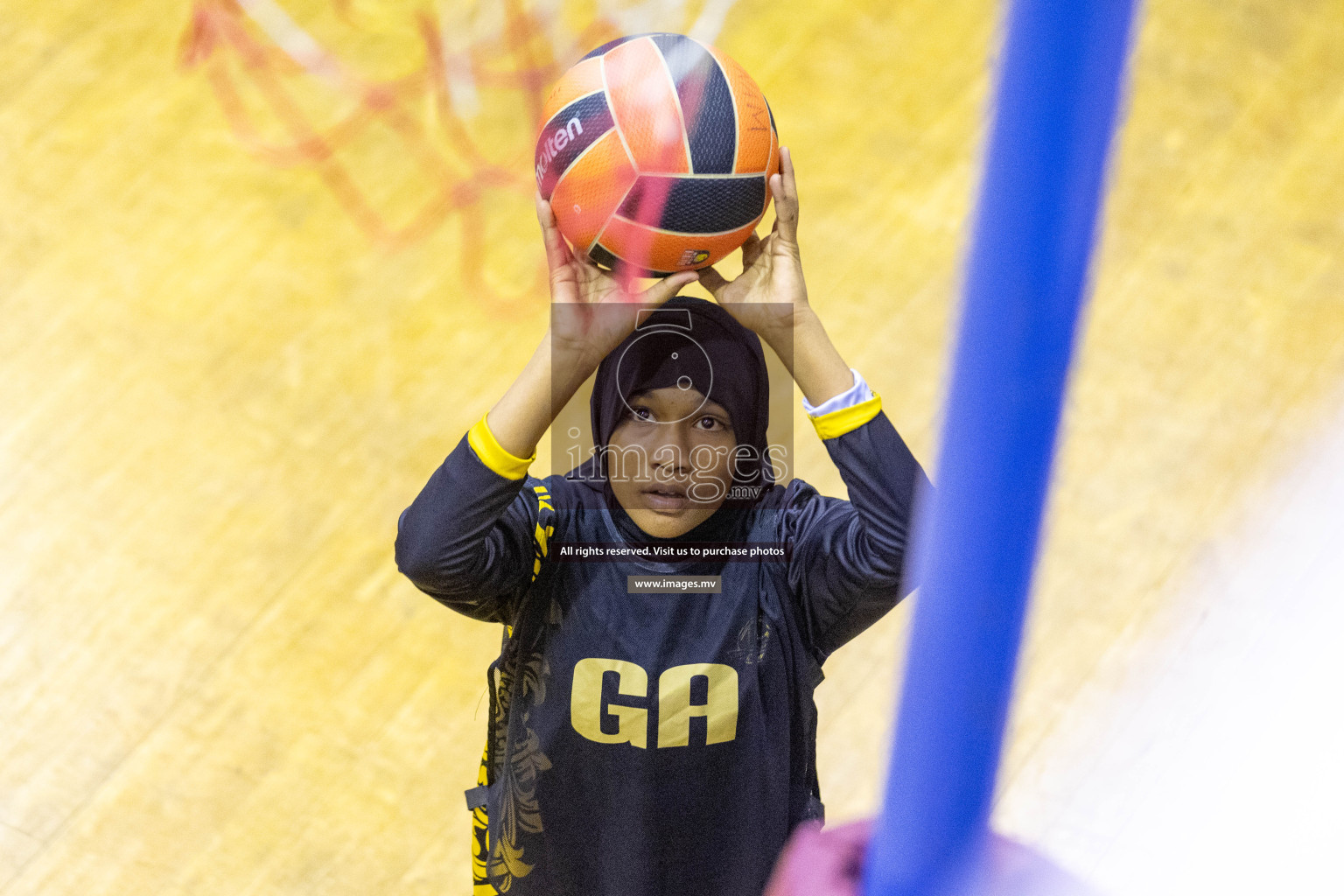 Day6 of 24th Interschool Netball Tournament 2023 was held in Social Center, Male', Maldives on 1st November 2023. Photos: Nausham Waheed / images.mv