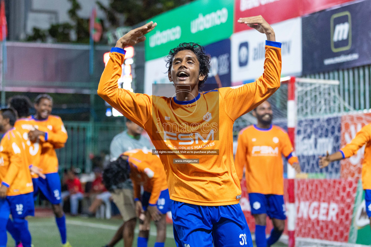 Team Fenaka vs Team FSM in Quarter Final of Club Maldives Cup 2023 held in Hulhumale, Maldives, on Sunday, 13th August 2023 Photos: Nausham Waheed, Ismail Thoriq / images.mv