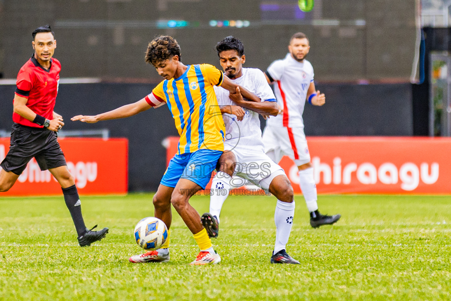 Club Valencia vs Odi Sports Club in Dhivehi Premier League 2025/26 held in National Football Stadium, Male', Maldives on Friday, 26th September 2025. Photos: Areef Adam / Images.mv