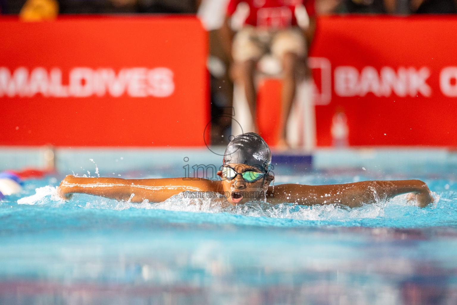 Day 1 of 20th Inter-school Swimming Competition 2024 held in Hulhumale', Maldives on Saturday, 12th October 2024. Photos: Ismail Thoriq / images.mv