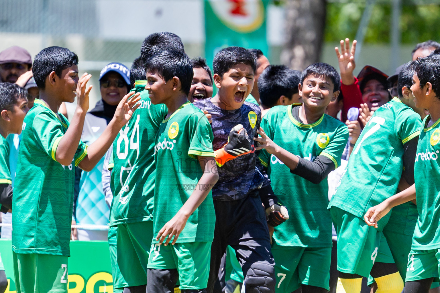Day 3 of MILO Academy Championship 2025 (U-12) was held at Henveiru Stadium in Male', Maldives on Saturday, 3rd May 2025. Photos: Nausham Waheed / images.mv