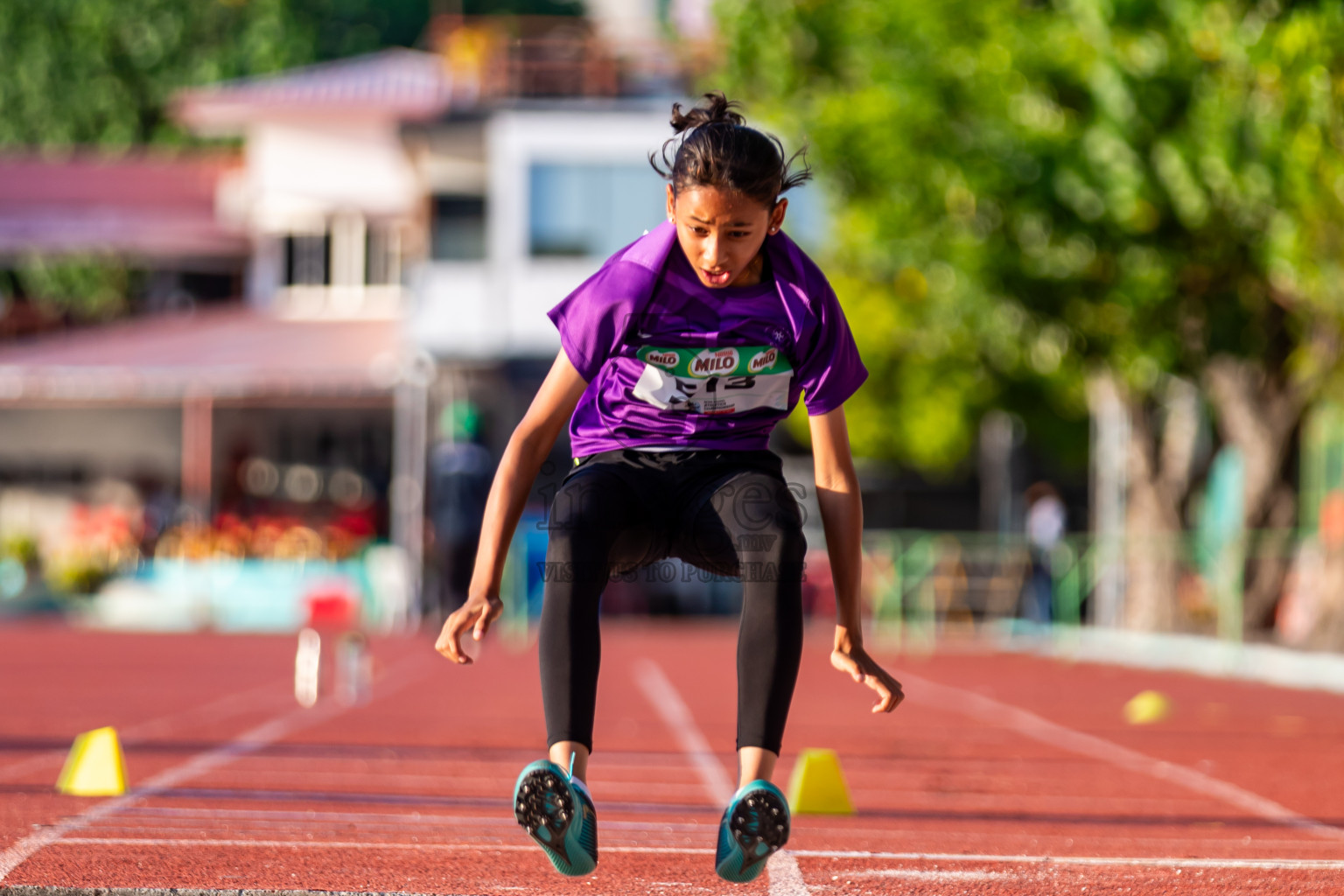 Day 2 of Inter-school Athletics Championship 2025 held in Ekuveni Synthetic Track, Male', Maldives on Tuesday, 07th October 2025. Photos by: Riza / Images.mv