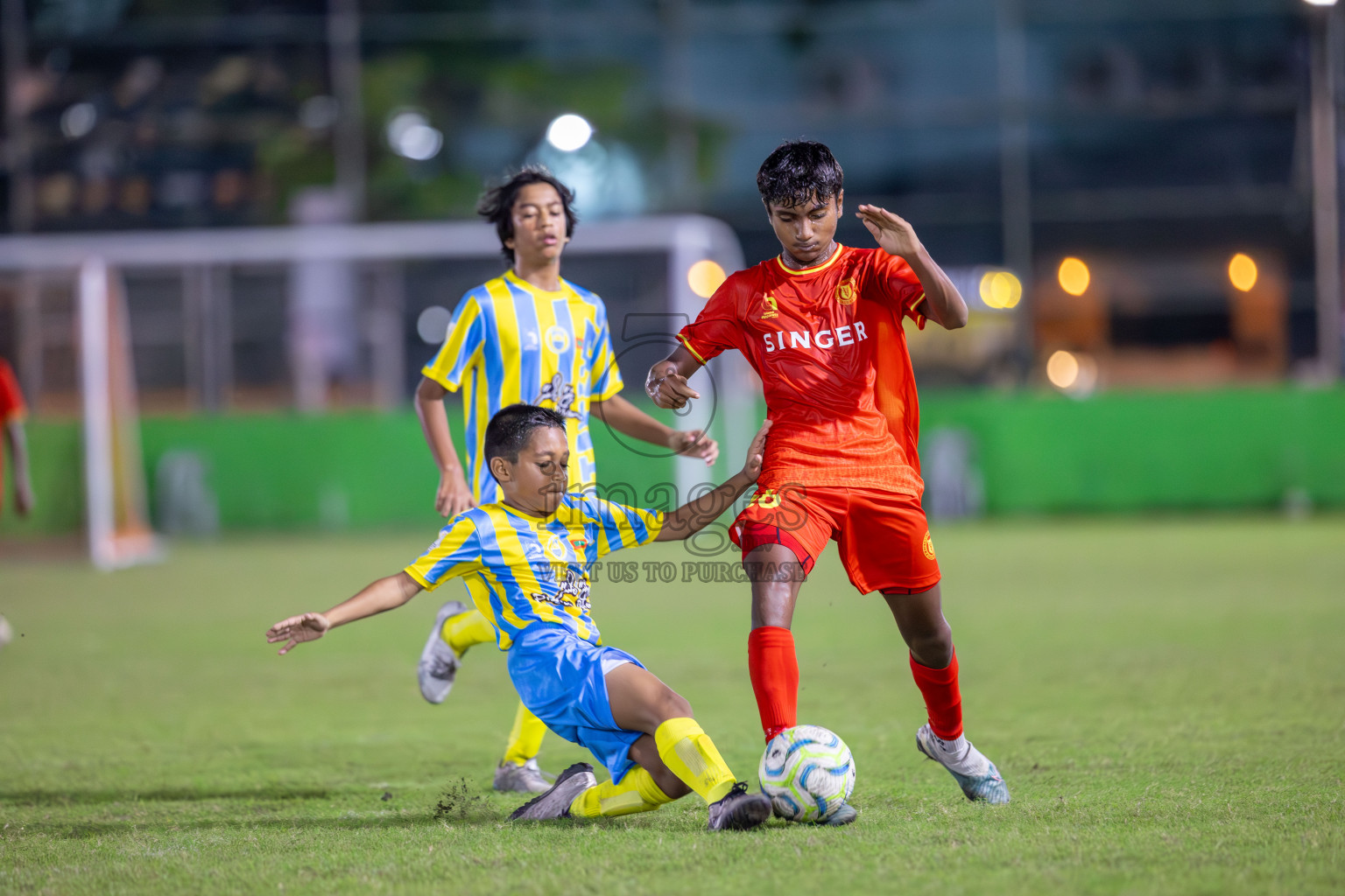 Dhivehi Youth League 2024 - Day 1. Matches held at Henveiru Stadium on 21st November 2024 , Thursday. Photos: Shuu Abdul Sattar/ Images.mv