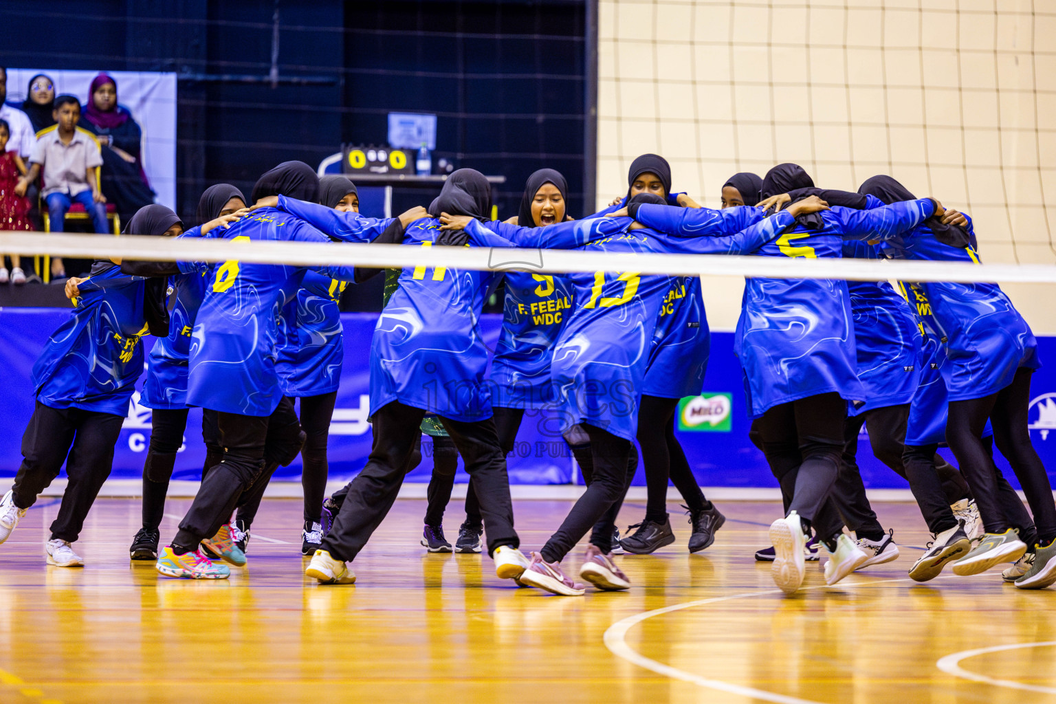 Finals of Interschool Volleyball Tournament 2024 was held in Social Center at Male', Maldives on Friday, 6th December 2024. Photos: Nausham Waheed / images.mv