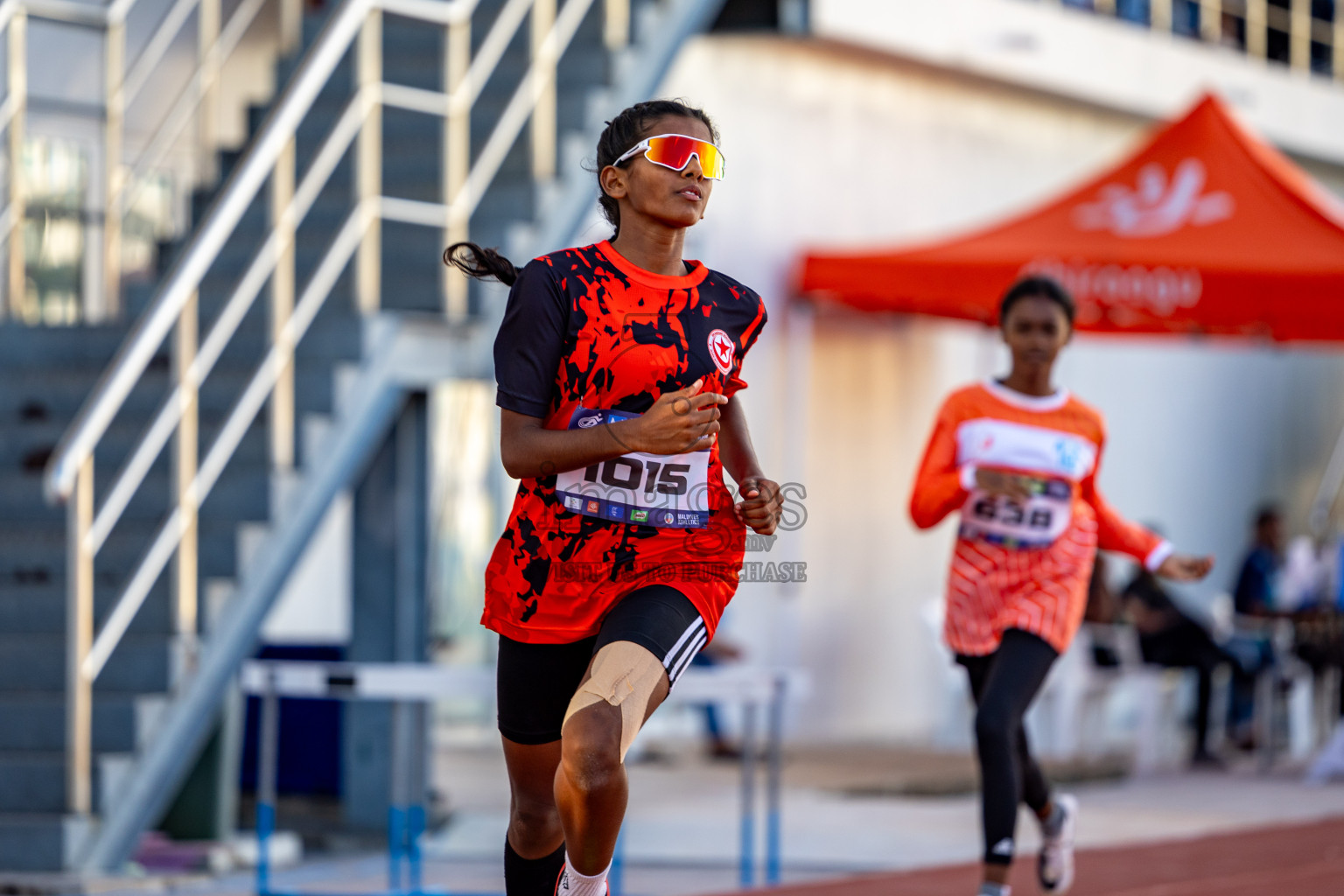 Day 1 of MWSC Interschool Athletics Championships 2024 held in Hulhumale Running Track, Hulhumale, Maldives on Saturday, 9th November 2024. 
Photos by: Hassan Simah / Images.mv