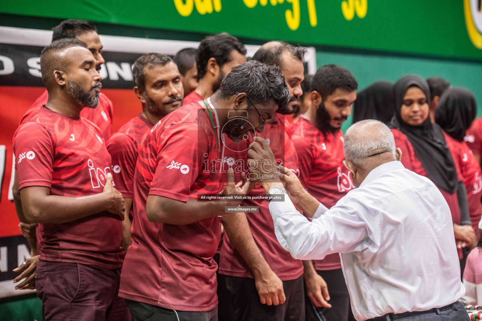 Final of Badminton association mixed group championship 2021 held in Male', Maldives Photos by Nausham Waheed