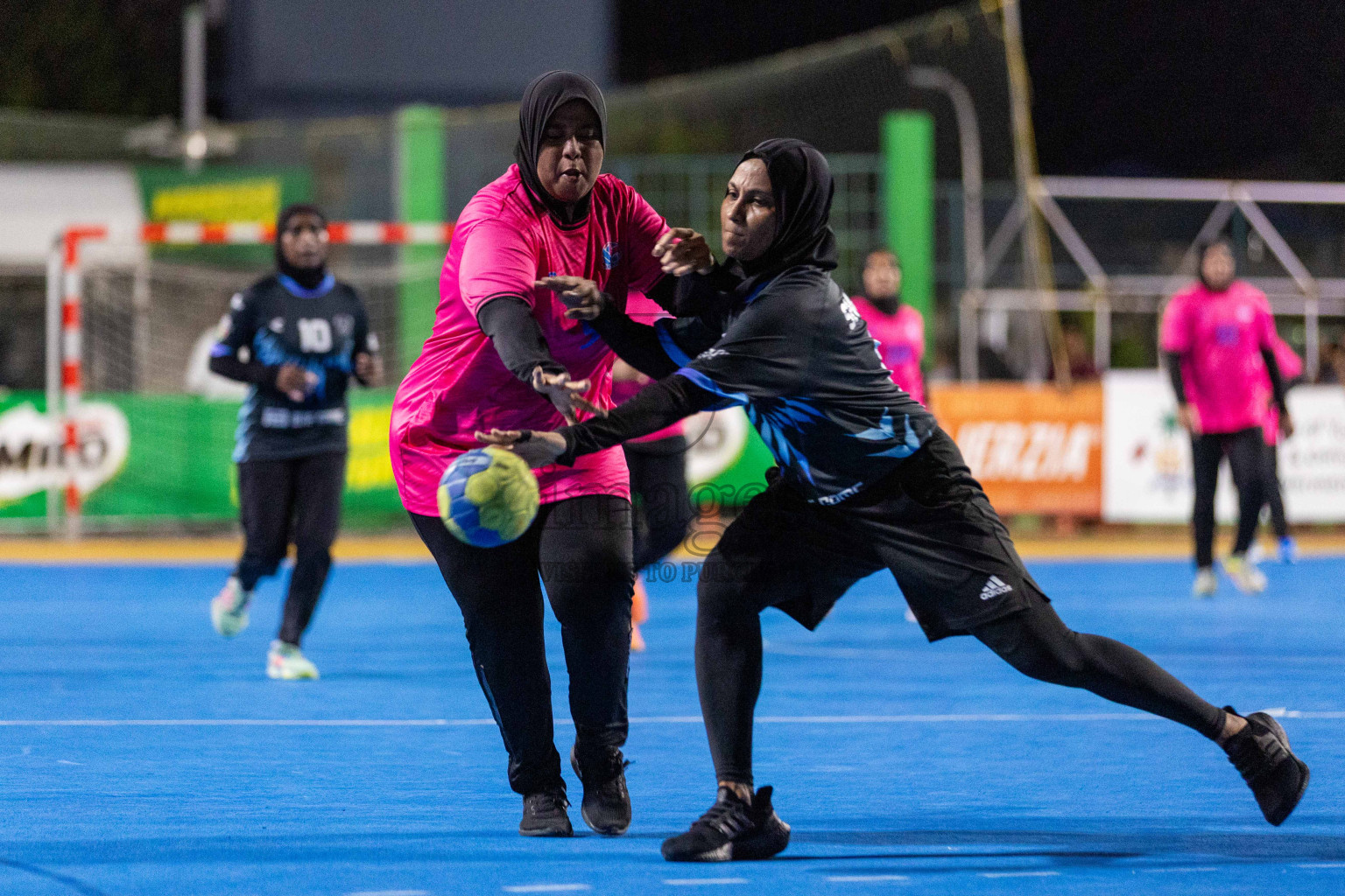 Day 18 of 10th National Handball Tournament 2023, held in Handball ground, Male', Maldives on Sunday, 17th December 2023 Photos: Nausham Waheed/ Images.mv