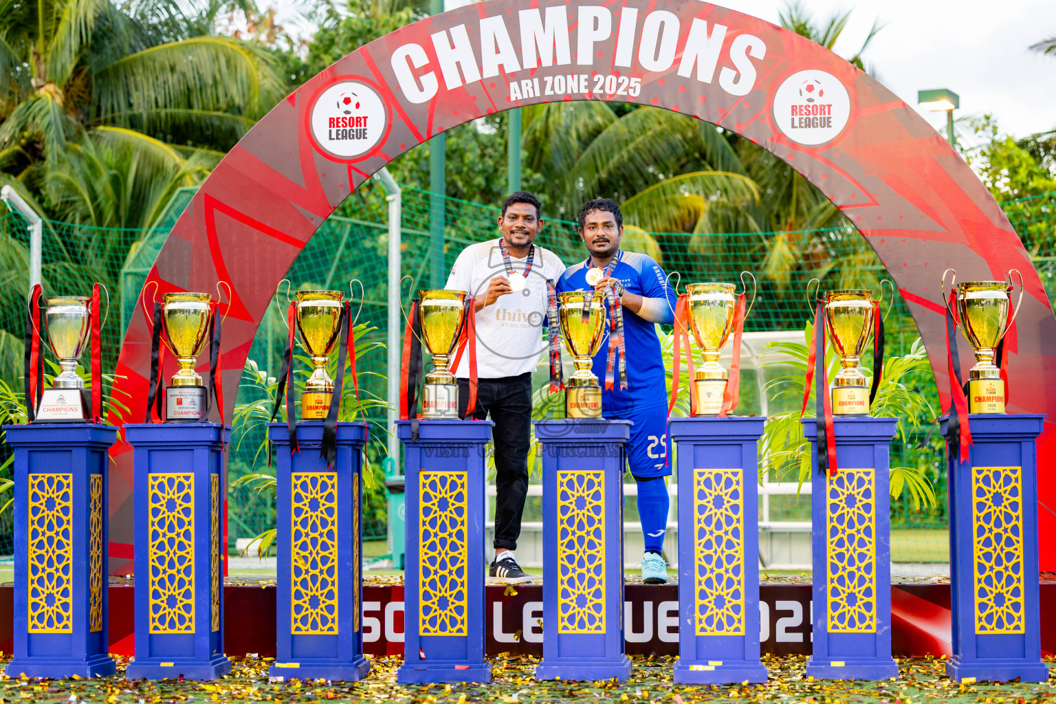 Barcelo vs Conrad in the Final of Resort League 2025 (Ari Zone) was held on Sunday, 28th June 2025 in Conrad Maldives Rangali Island, Alif Dhaalu Atoll, Maldives. Photos: Nausham Waheed / images.mv