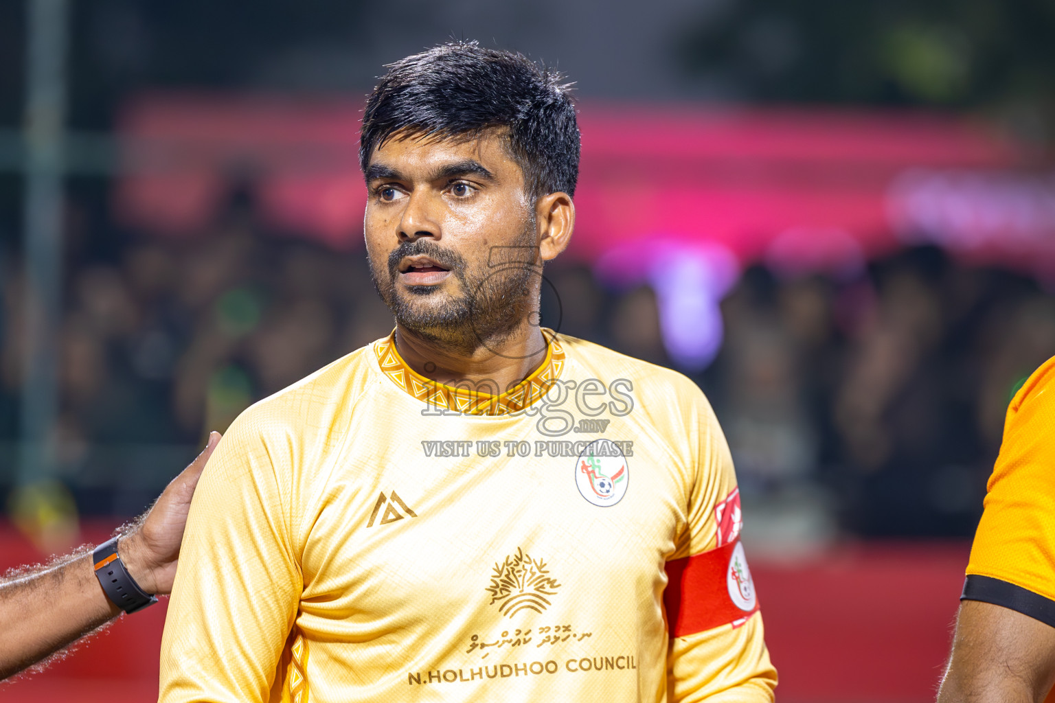 N Holhudhoo vs N Miladhoo in Noonu Atoll Final in Day 24 of Golden Futsal Challenge 2025 was held on Tuesday , 28th January 2025, in Hulhumale', Maldives. Photos: Ismail Thoriq / images.mv
