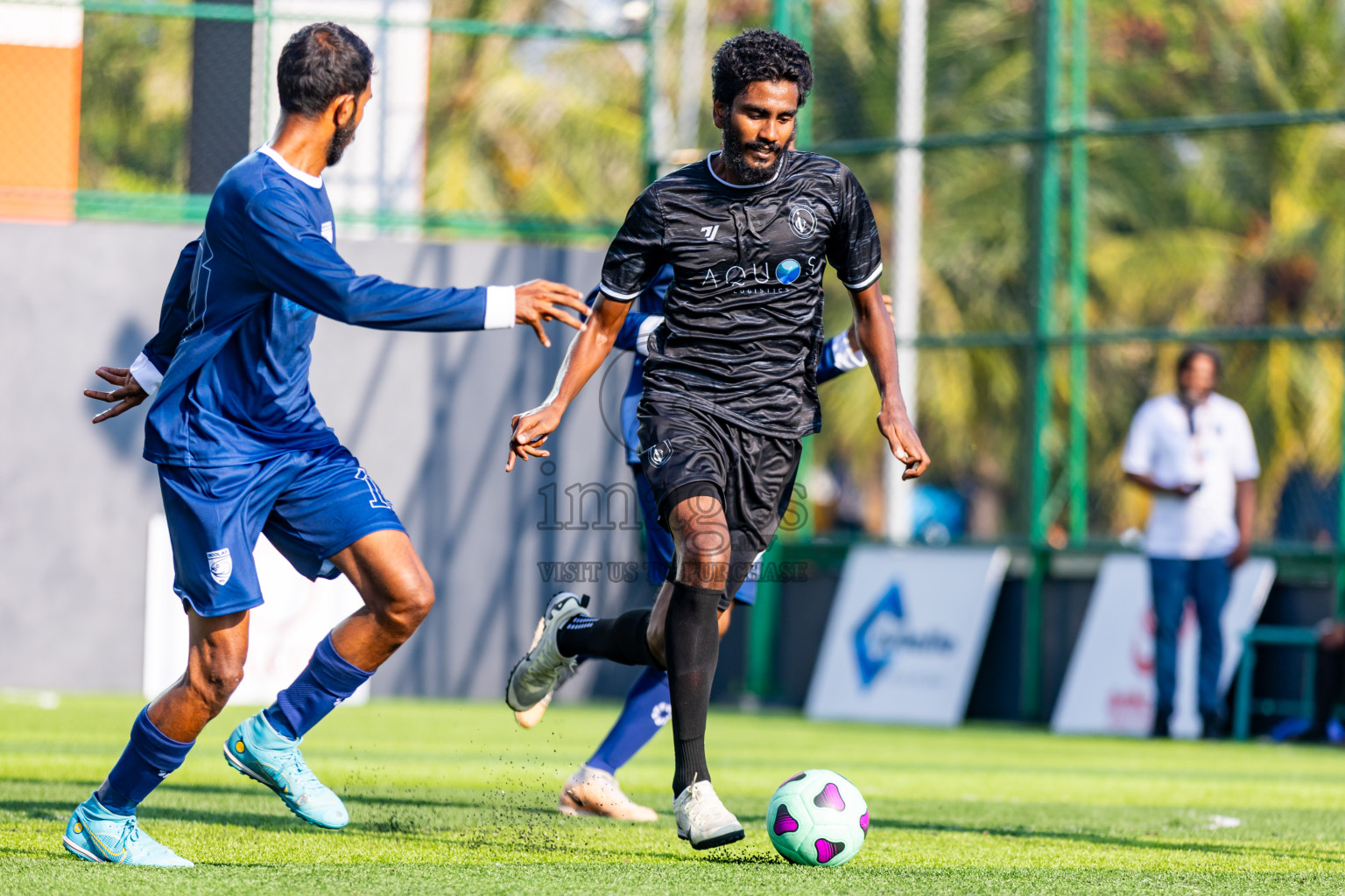 Invicto SC vs Escolar FC in Day 3 of BG Futsal Challenge 2024 was held on Thursday, 14th March 2024, in Male', Maldives Photos: Nausham Waheed / images.mv