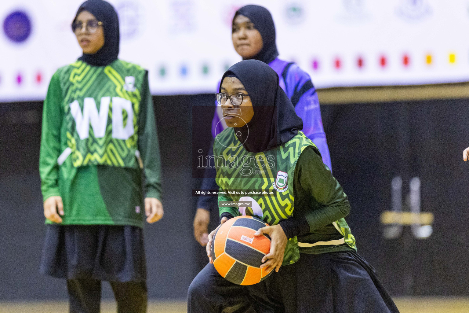 Day4 of 24th Interschool Netball Tournament 2023 was held in Social Center, Male', Maldives on 30th October 2023. Photos: Nausham Waheed / images.mv