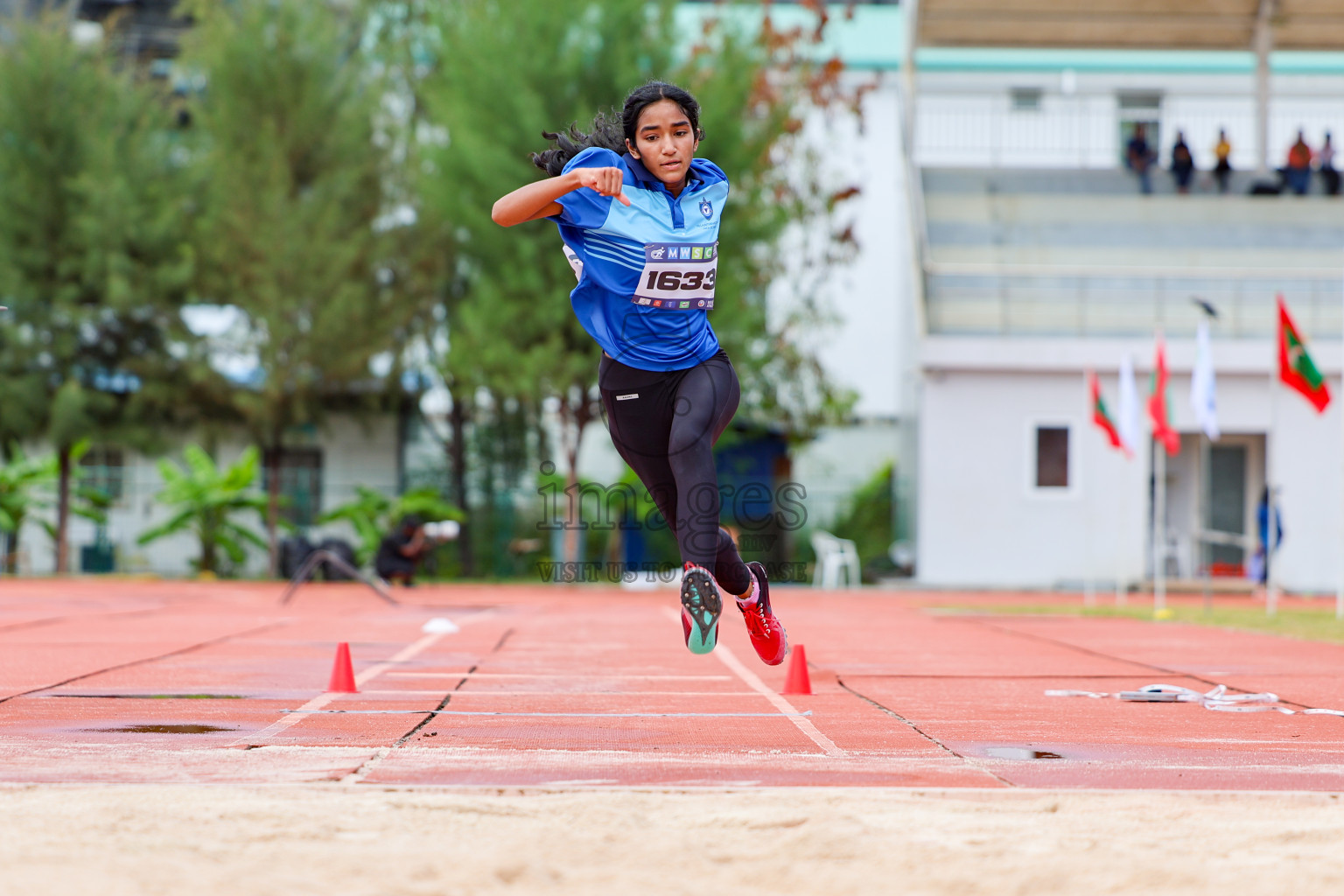 Day 1 of MWSC Interschool Athletics Championships 2024 held in Hulhumale Running Track, Hulhumale, Maldives on Saturday, 9th November 2024. 
Photos by: Ismail Thoriq, Hassan Simah / Images.mv