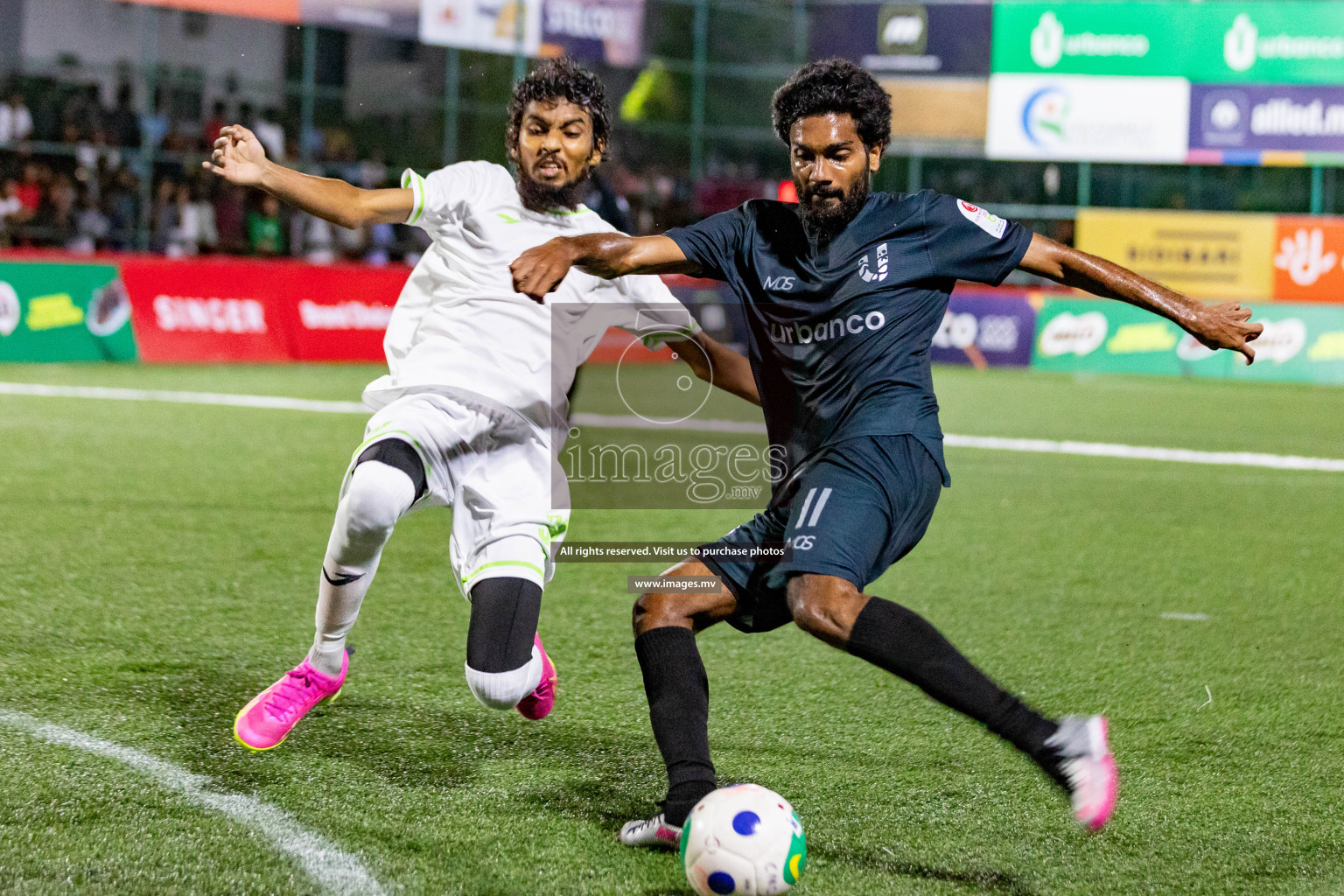 Club Urbanco vs Club Immigration in Club Maldives Cup 2023 held in Hulhumale, Maldives, on Friday, 21st July 2023 Photos: Hassan Simah / images.mv