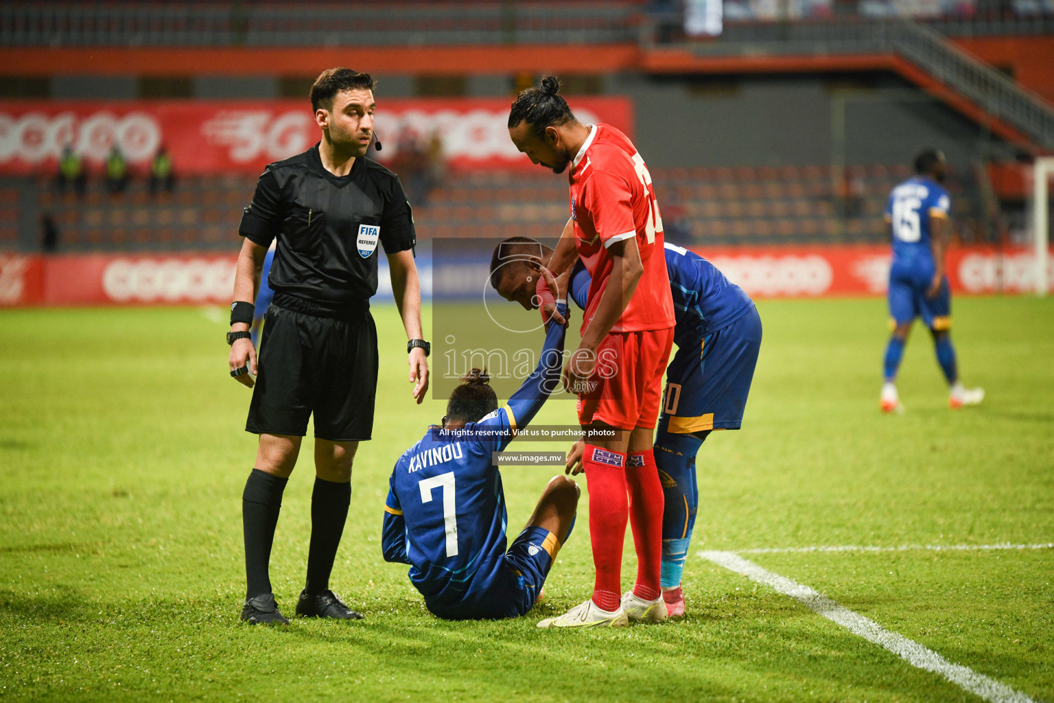 Nepal vs Sri Lanka in SAFF Championship 2021 held on 4th October 2021 in Galolhu National Stadium, Male', Maldives