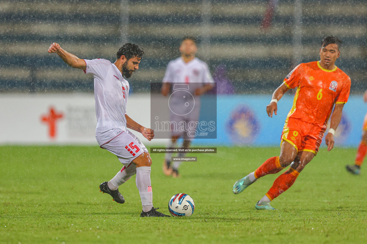 Bhutan vs Lebanon in SAFF Championship 2023 held in Sree Kanteerava Stadium, Bengaluru, India, on Sunday, 25th June 2023. Photos: Nausham Waheed, Hassan Simah / images.mv