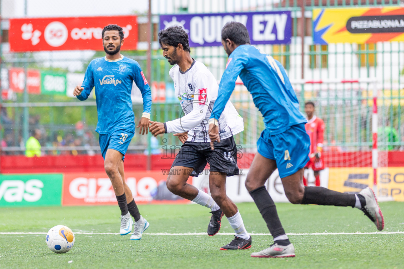N. Miladhoo vs N.Velidhoo in Day 21 of Golden Futsal Challenge 2025 was held on Saturday , 25 January 2025, in Hulhumale', Maldives. Photos: Shuu Abdul Sattar, / images.mv