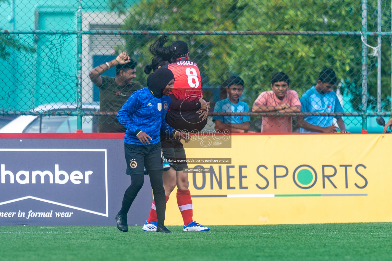 MPL vs Team Fenaka in Eighteen Thirty Women's Futsal Fiesta 2022 was held in Hulhumale', Maldives on Wednesday, 12th October 2022. Photos: Ismail Thoriq / images.mv