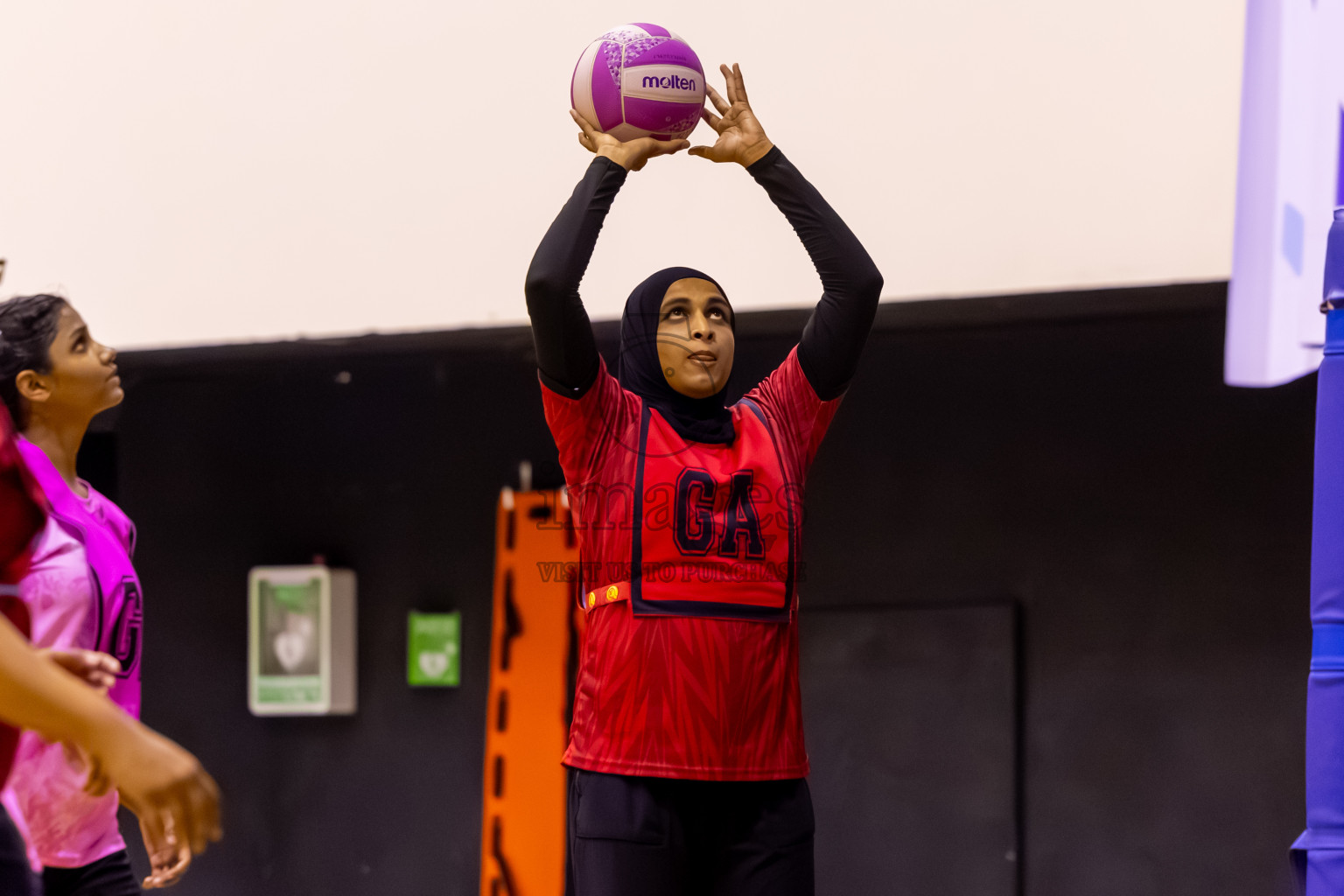C Matrix vs Xenith SC in Day 7 of 24th Milo Netball Association Championship was held in Social Center at Male', Maldives on Sunday, 7th September 2025. Photos: Nausham Waheed / images.mv
