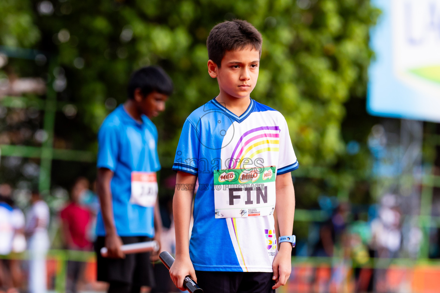 Day 6 of Inter-school Athletics Championship 2025 held in Ekuveni Synthetic Track, Male', Maldives on Sunday, 12th October 2025. Photos by: Nausham Waheed / Images.mv