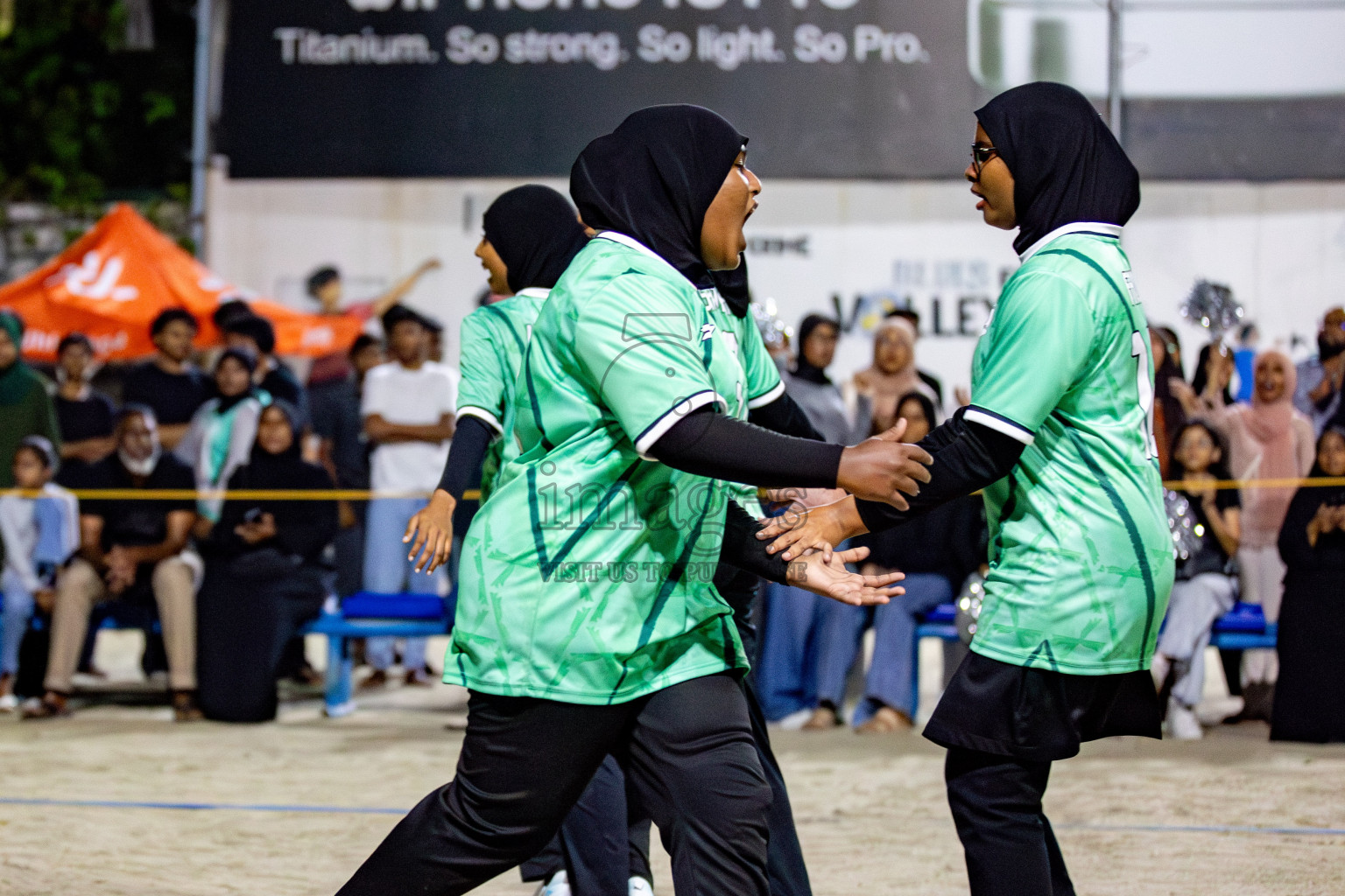 U19 Male and Atoll Girl's Finals in Day 9 of Interschool Volleyball Tournament 2024 was held in ABC Court at Male', Maldives on Saturday, 30th November 2024. Photos: Hassan Simah / images.mv