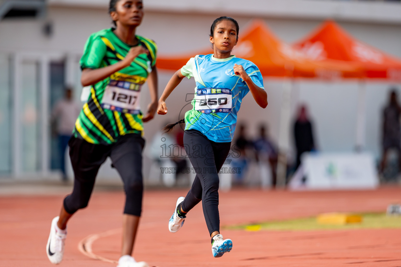 Day 6 of MWSC Interschool Athletics Championships 2024 held in Hulhumale Running Track, Hulhumale, Maldives on Thursday, 14th November 2024. Photos by: Nausham Waheed / Images.mv